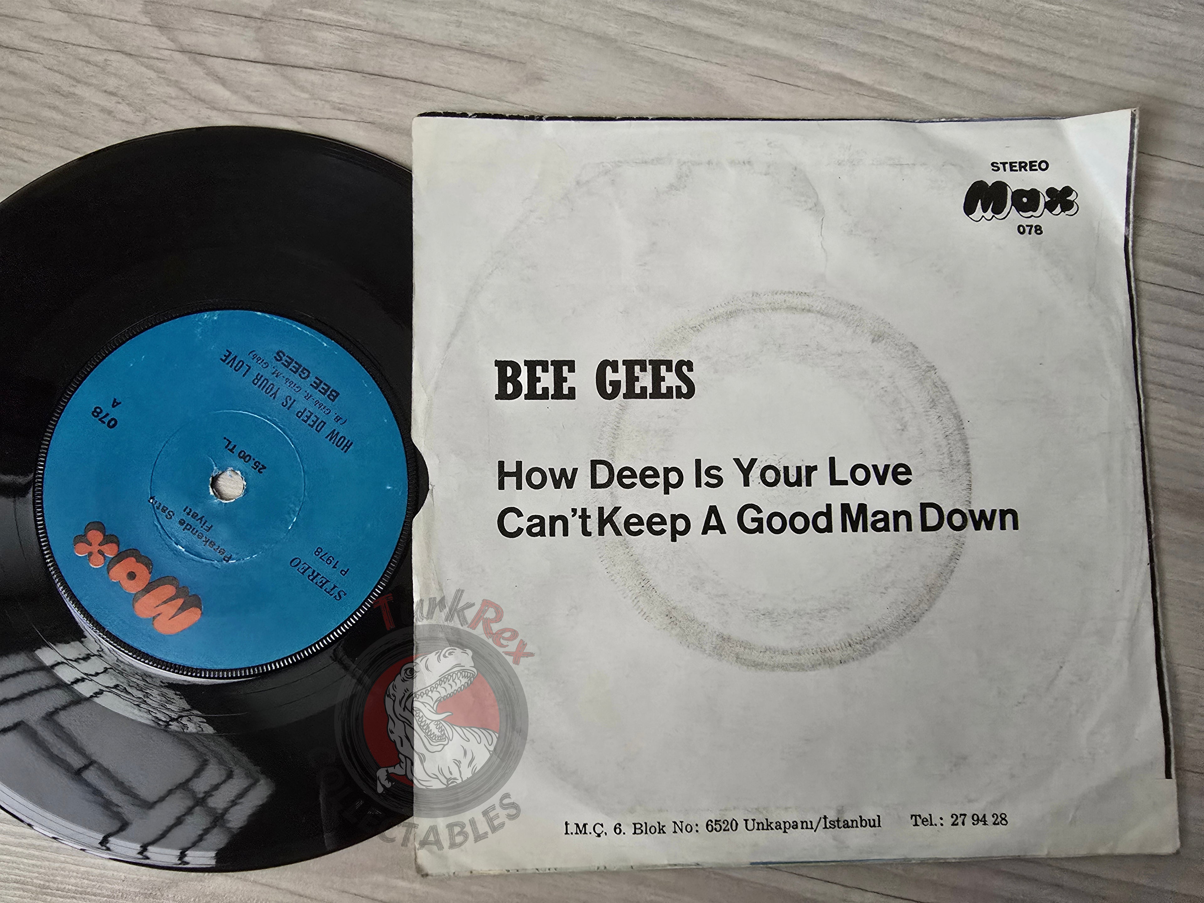 Bee Gees – How Deep Is Your Love 7" Turkish Pressing Vinyl Turkey Edition