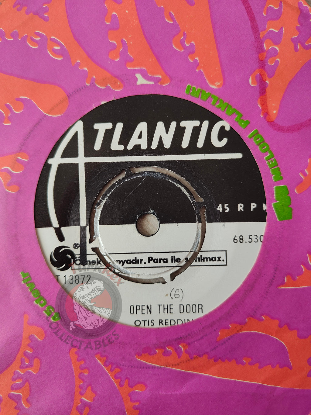 Otis Redding – Open The Door 7" Promo Turkish Pressing Vinyl Turkey Edition