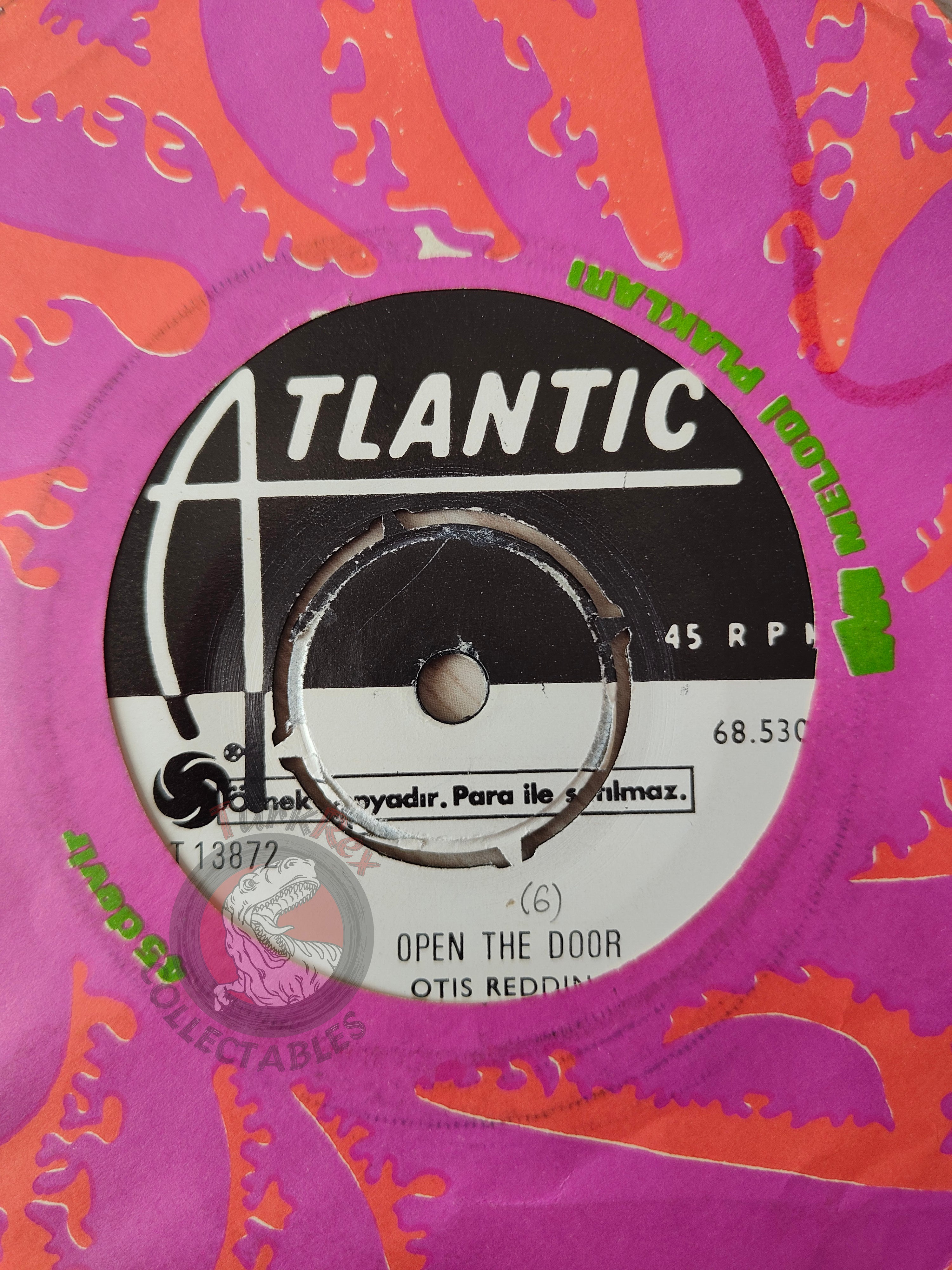 Otis Redding – Open The Door 7" Promo Turkish Pressing Vinyl Turkey Edition