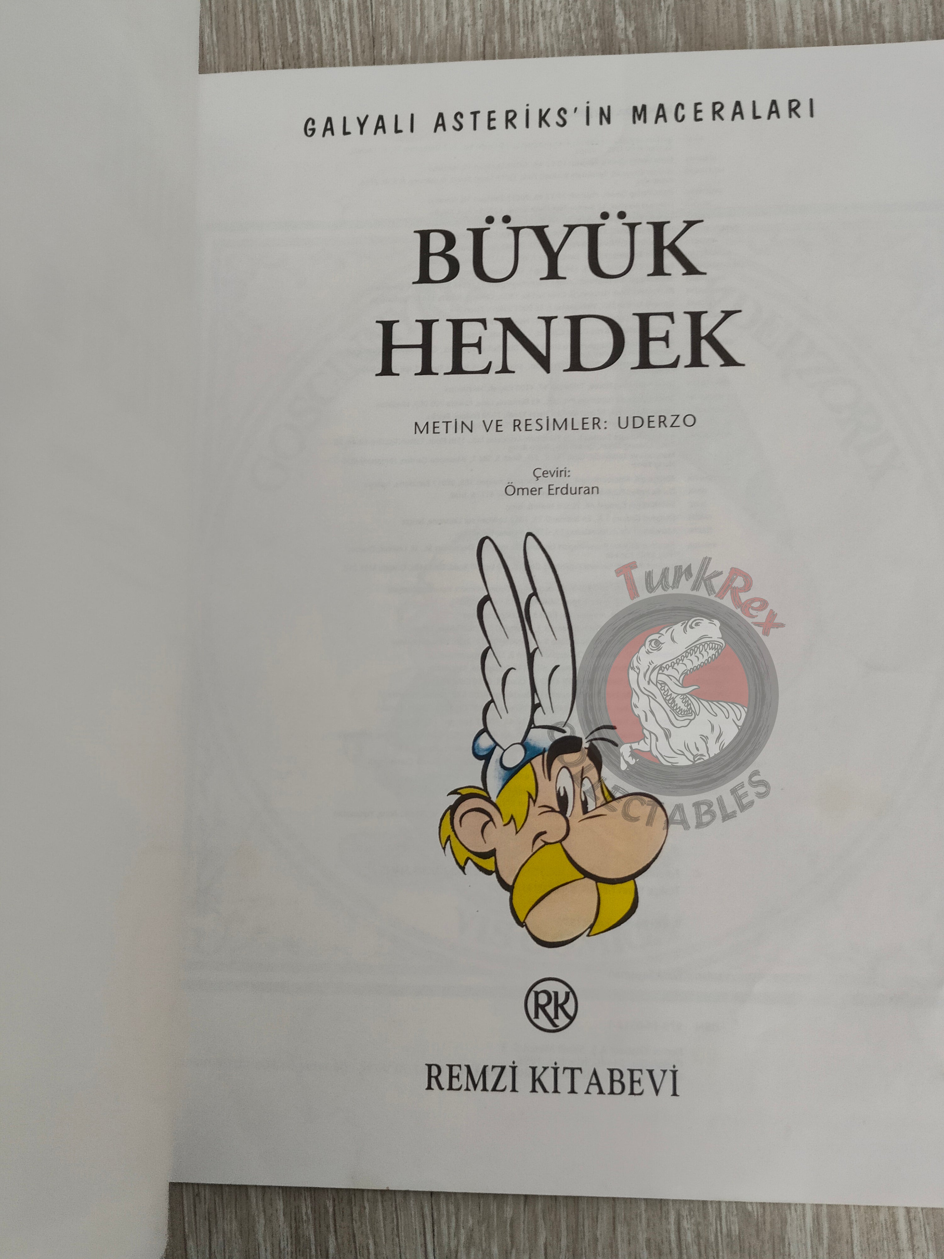 Asterix – Asterix and the Great Divide 1996 1st Edition Turkish Edition Comic Turkey