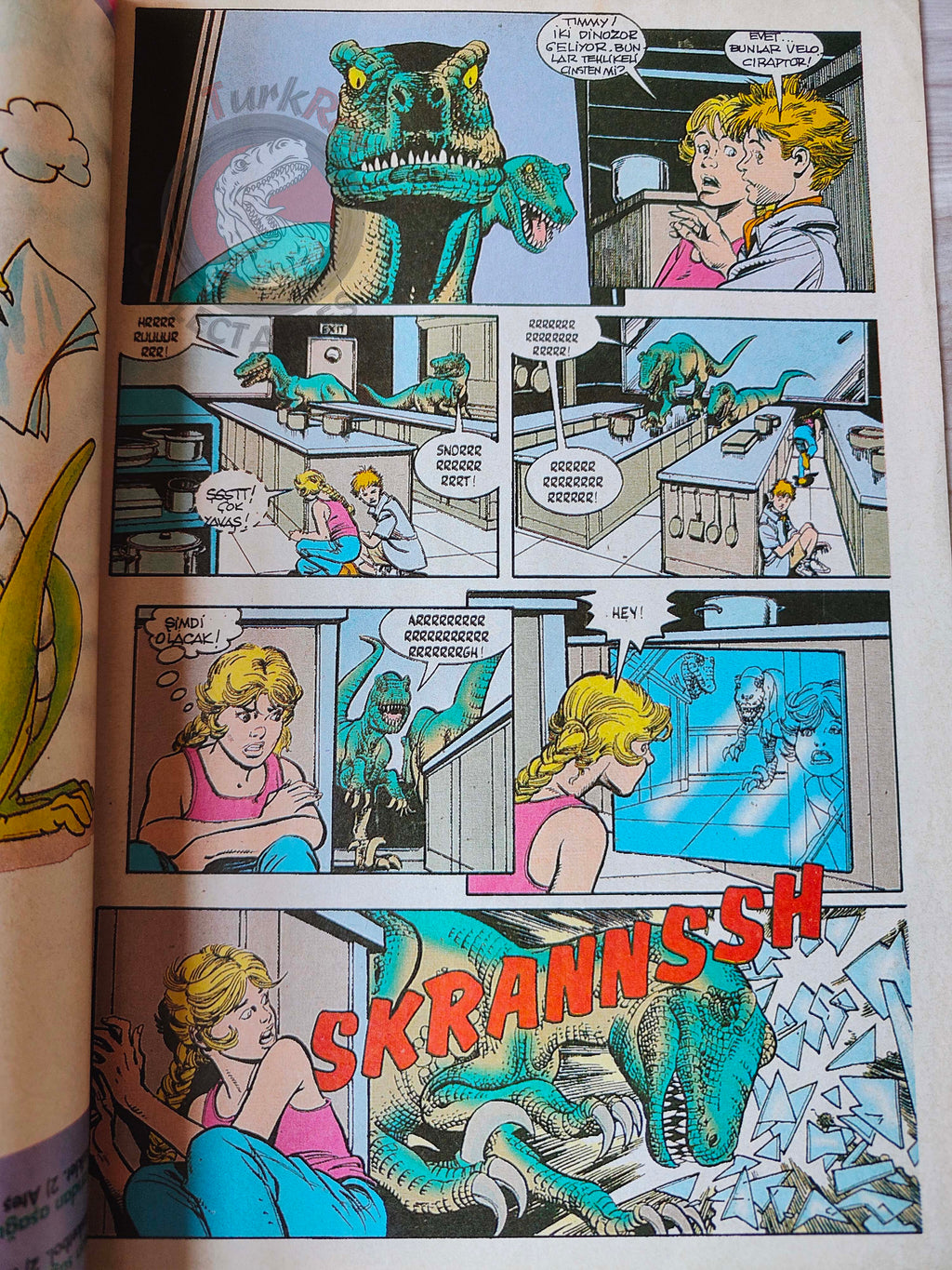 Jurassic Park #12 Turkish Edition Comic Turkey Topps Spielberg