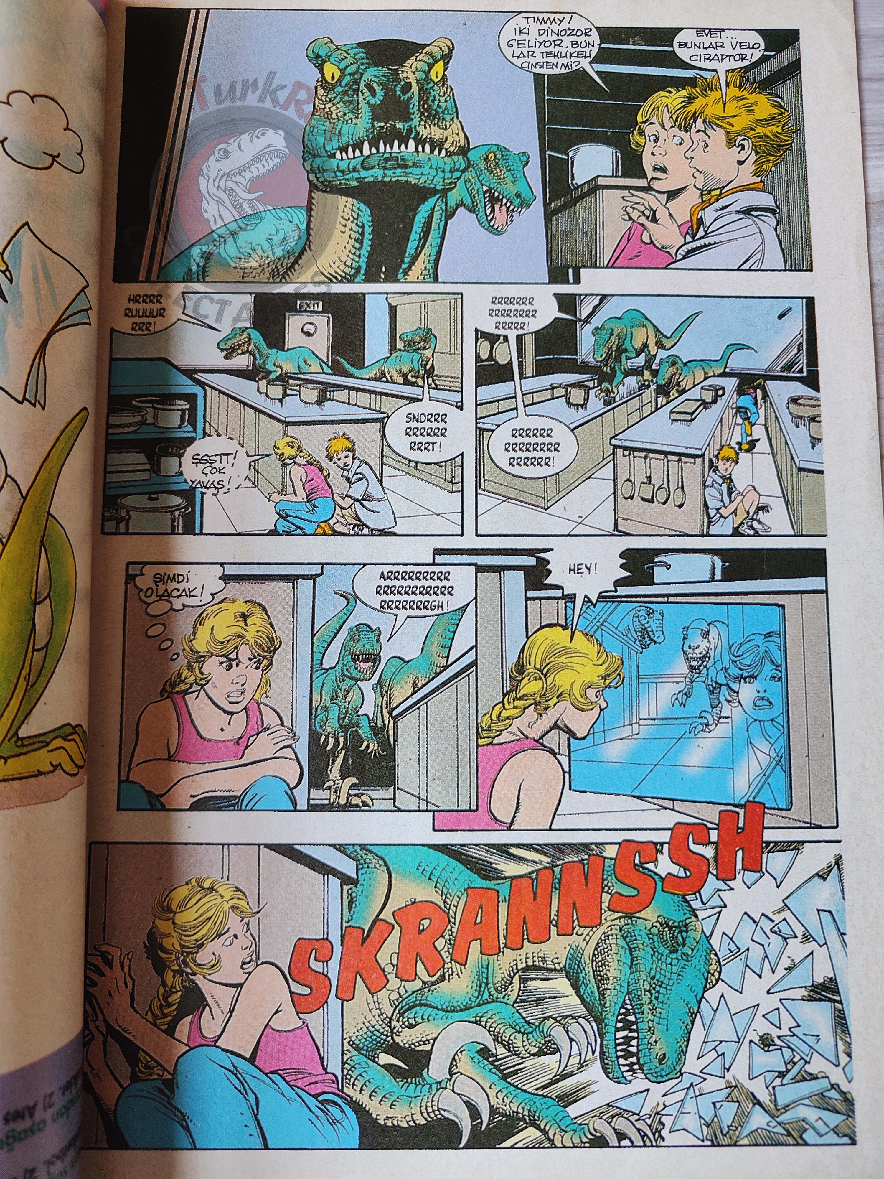 Jurassic Park #12 Turkish Edition Comic Turkey Topps Spielberg
