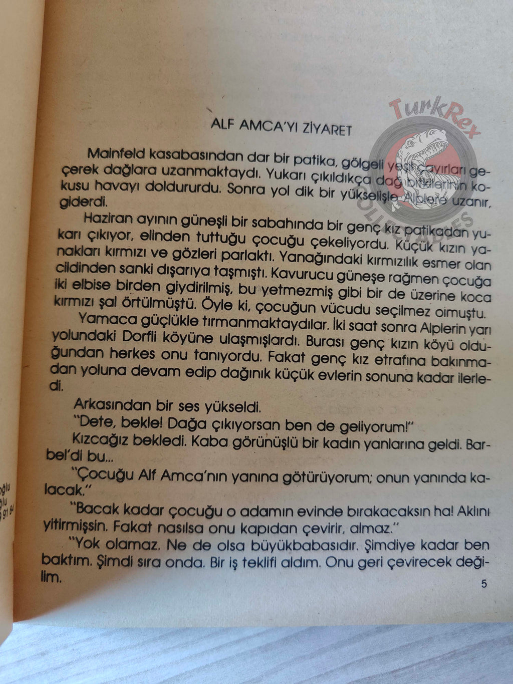 Johanna Spyri – Heidi 1980s Turkish Book Turkey Illustrated