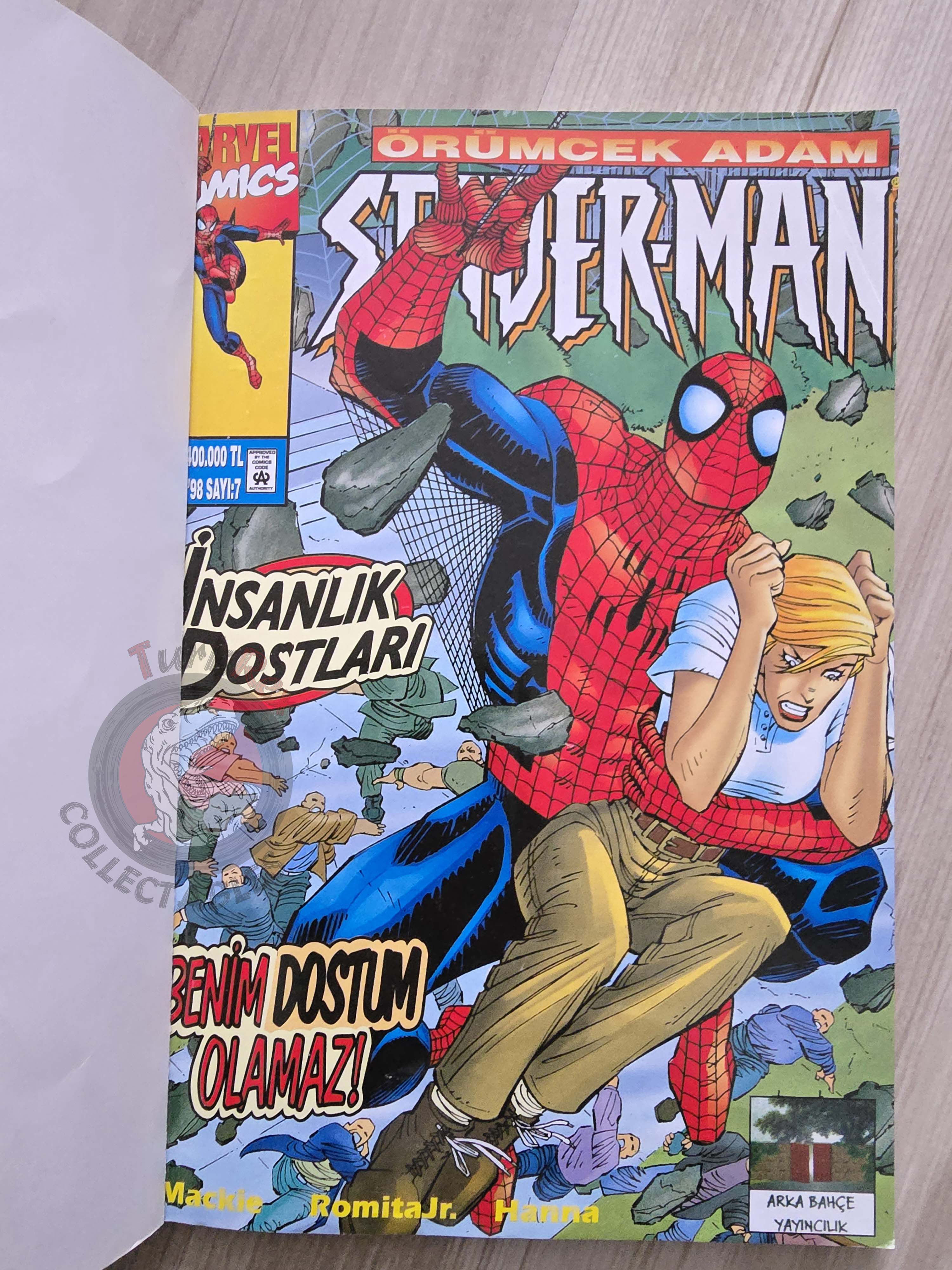 Spider-Man #3 1998 Turkish Comic Turkey Peter Parker #82 #83 #84
