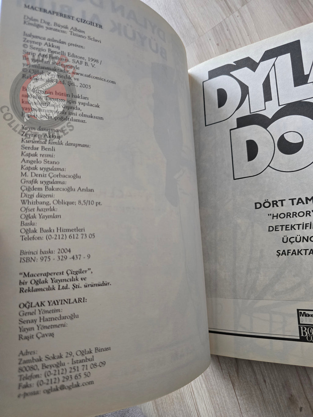 Dylan Dog Gigante #7 2004 Turkish Comic Turkey Horror Market
