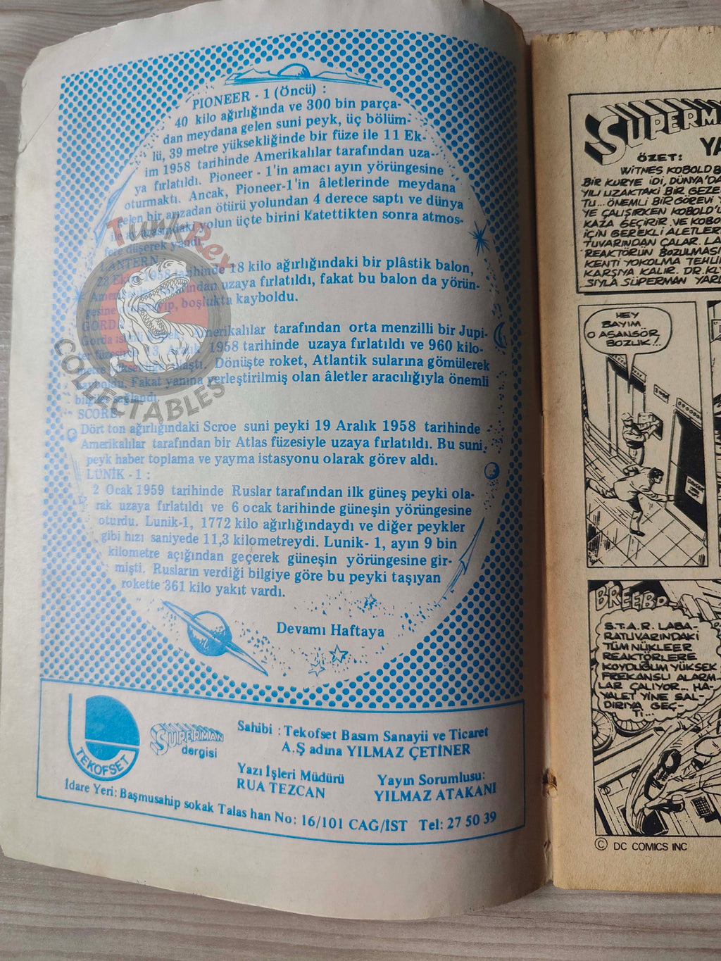 Superman #28 1980 Turkish Comic Turkey #347 Action Comics  #480 #481
