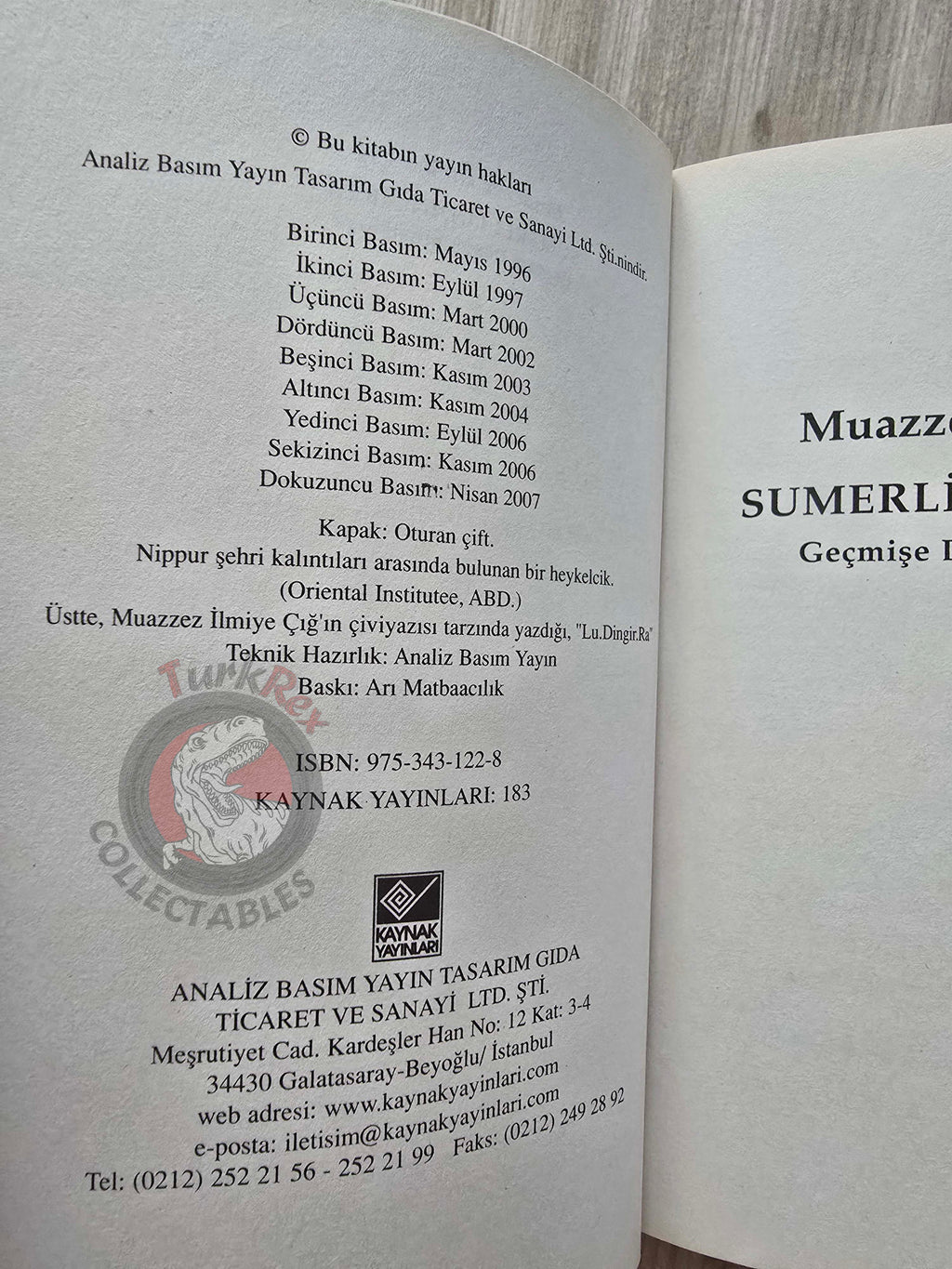 Muazzez İlmiye Çığ – Ludingirra the Sumerian 2007 Turkish Book Turkey