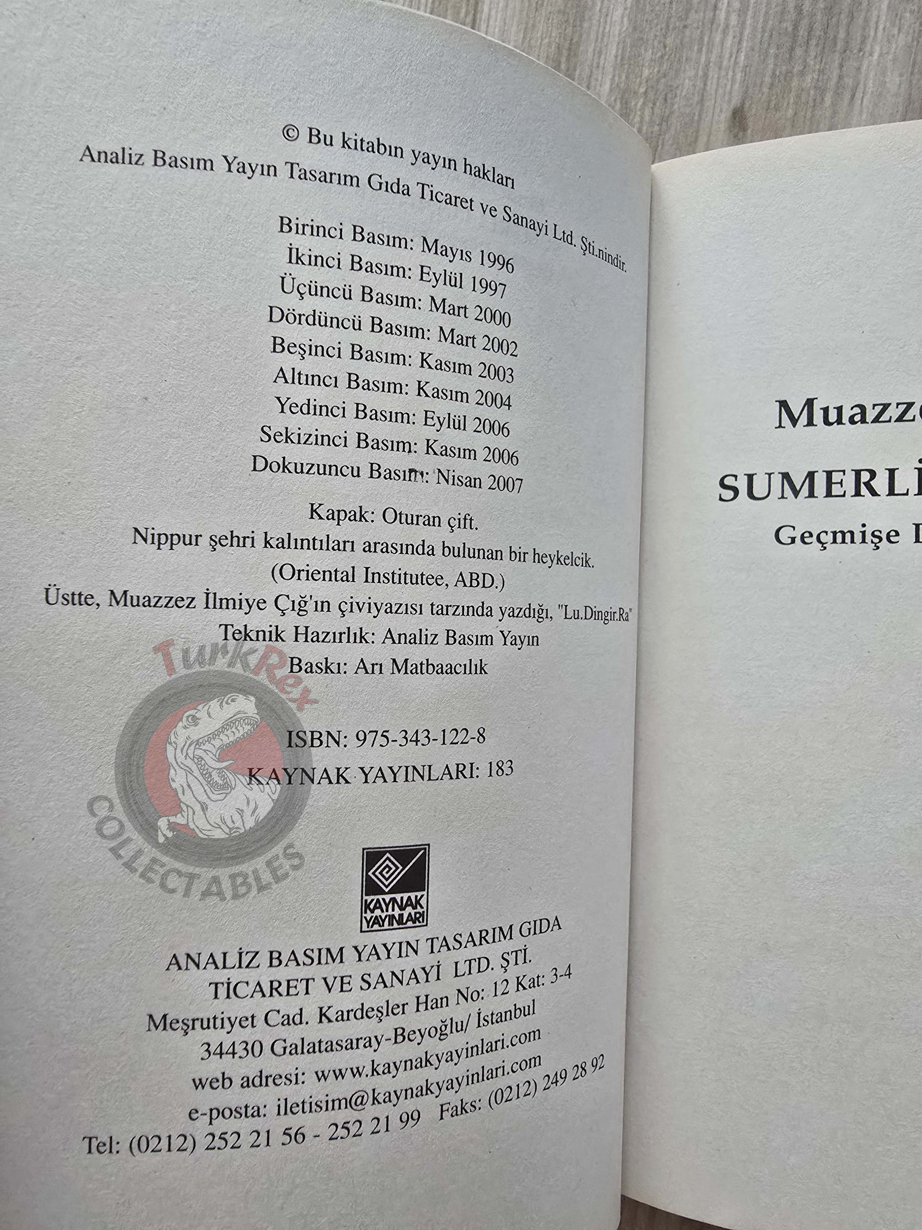 Muazzez İlmiye Çığ – Ludingirra the Sumerian 2007 Turkish Book Turkey