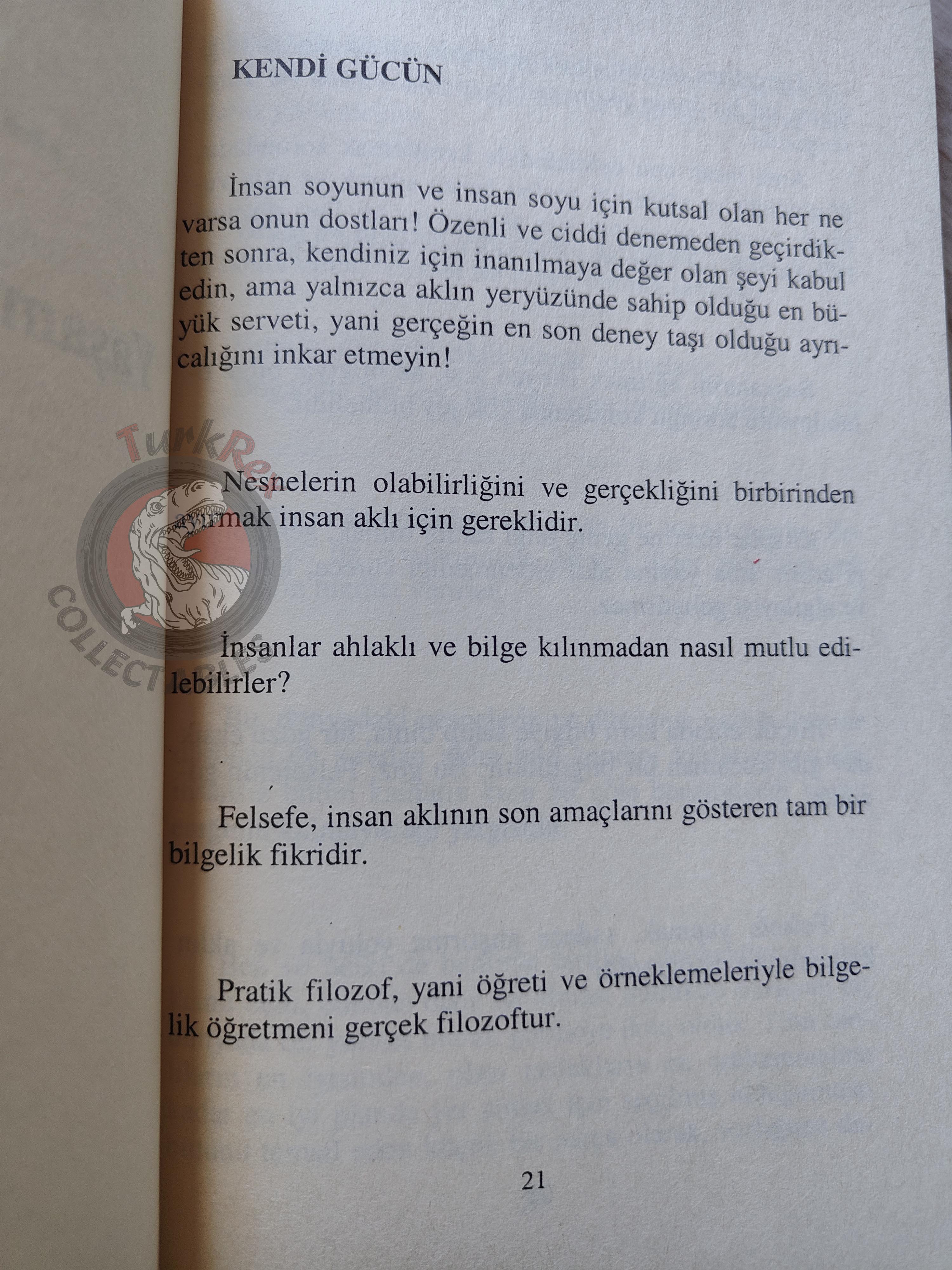 Immanuel Kant – Meaning of Life 2010 Turkish Book Turkey