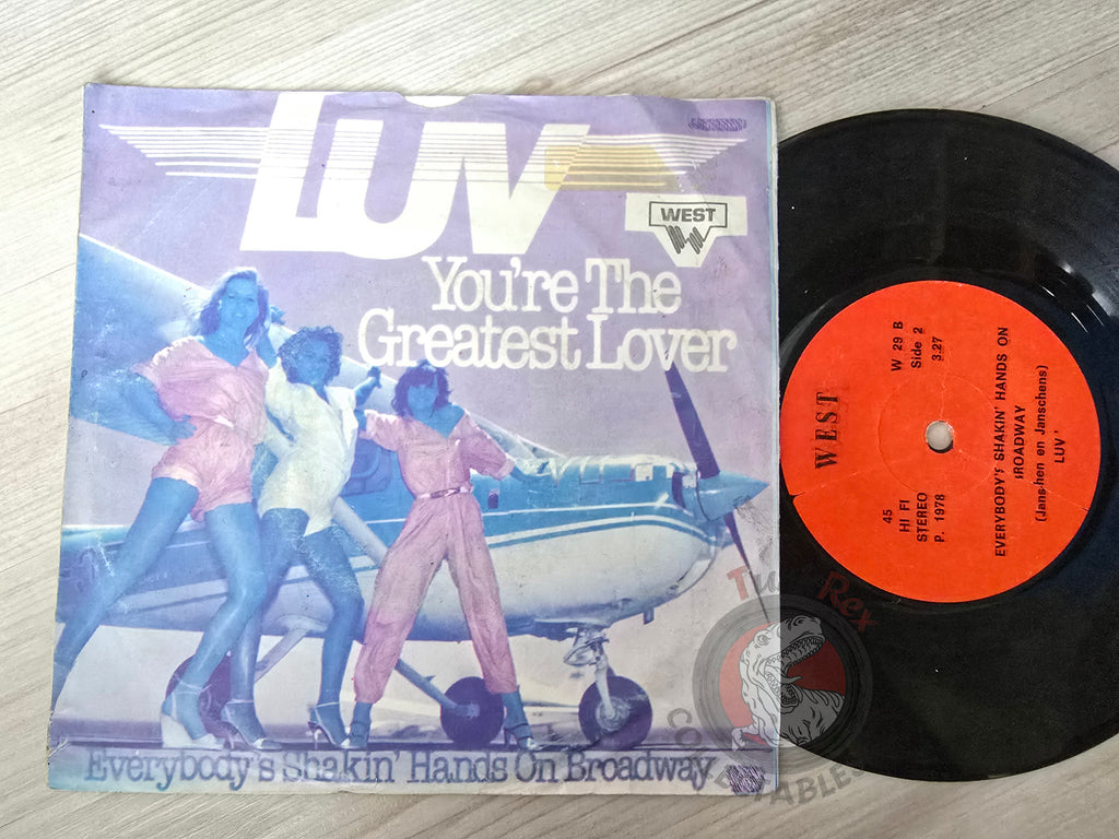 Luv – You're The Greatest Lover 7" Turkish Pressing Vinyl Turkey Edition