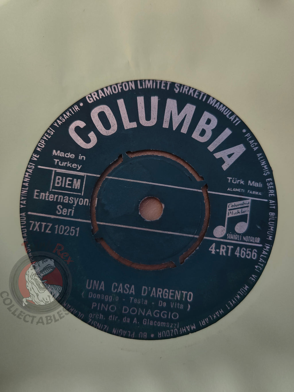 Pino Donaggio – Giovane, Giovane 7" Turkish Pressing Vinyl Turkey Edition