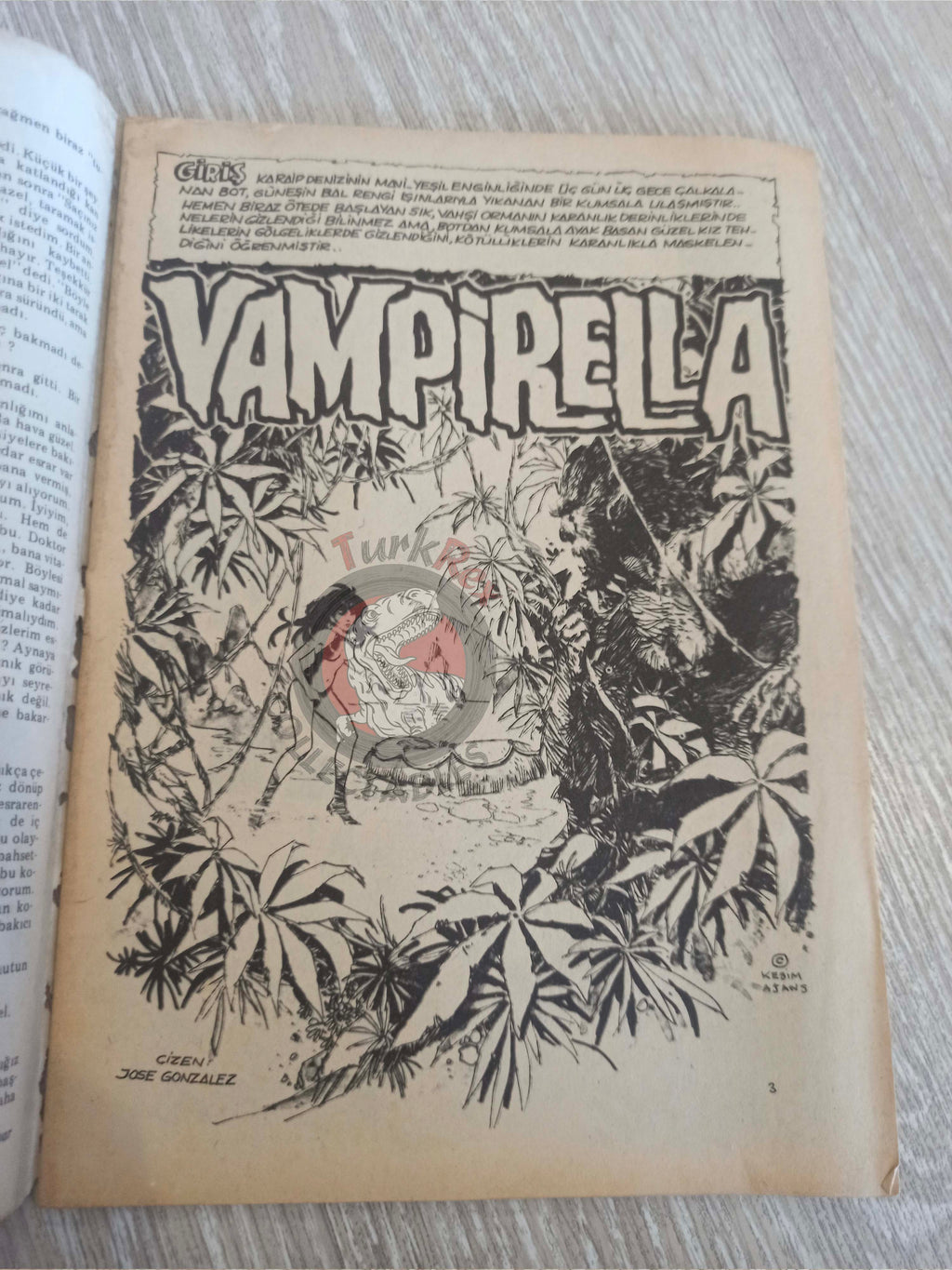 Vampirella #4 1976 Turkish Comic Turkey Warren Publishing cover #37 #14 #47