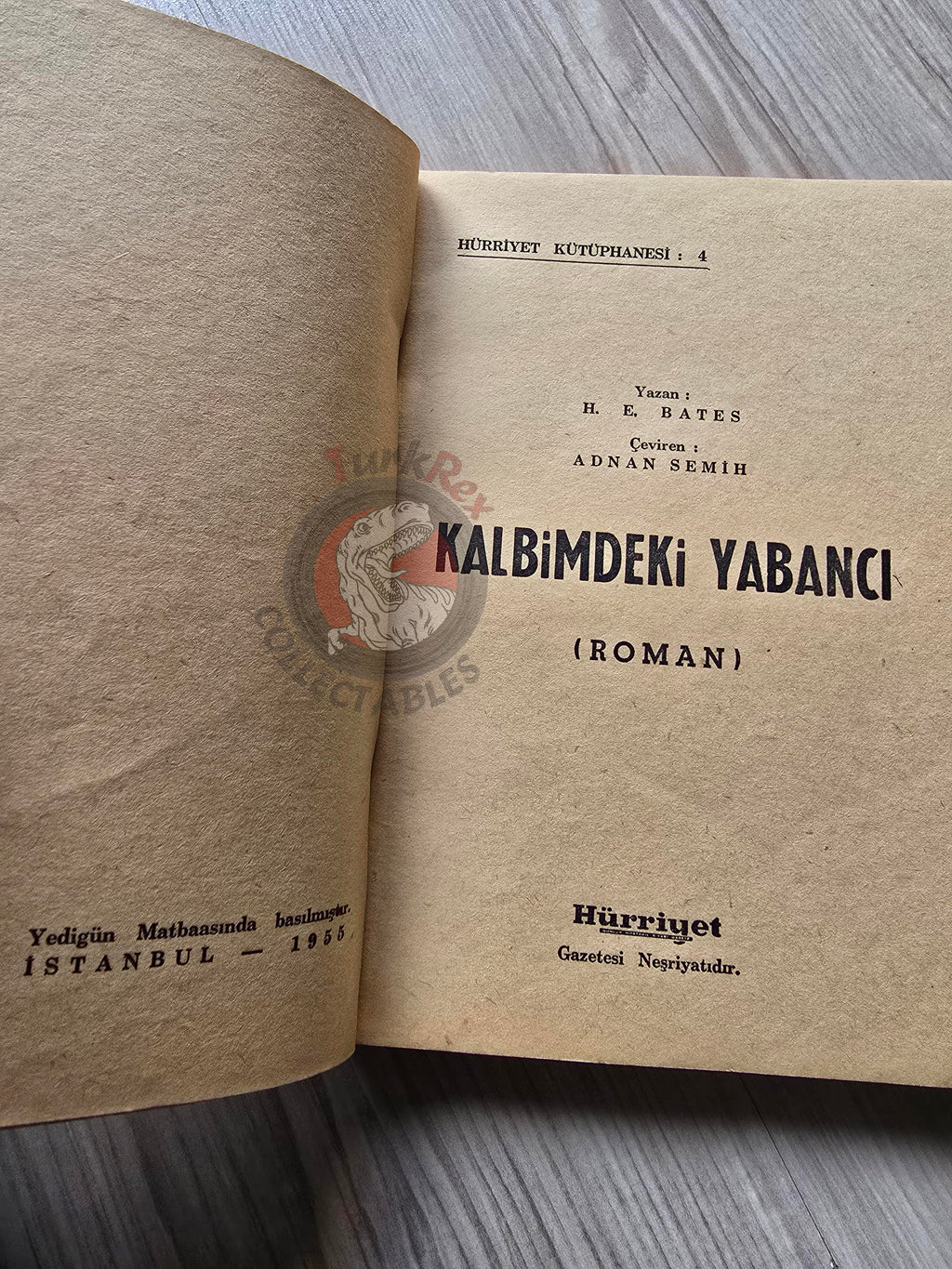 H. E. Bates – The Purple Plain 1955 1st Turkish Book Turkey