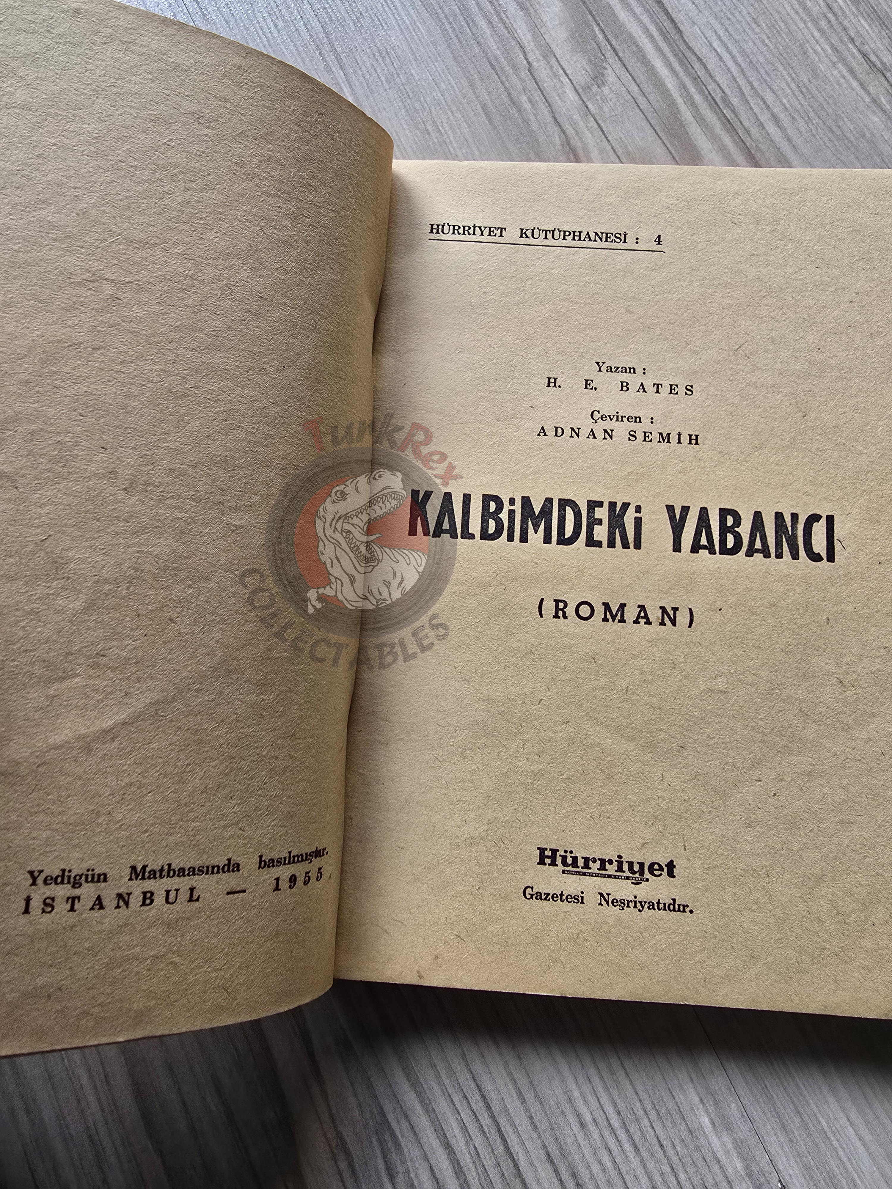 H. E. Bates – The Purple Plain 1955 1st Turkish Book Turkey
