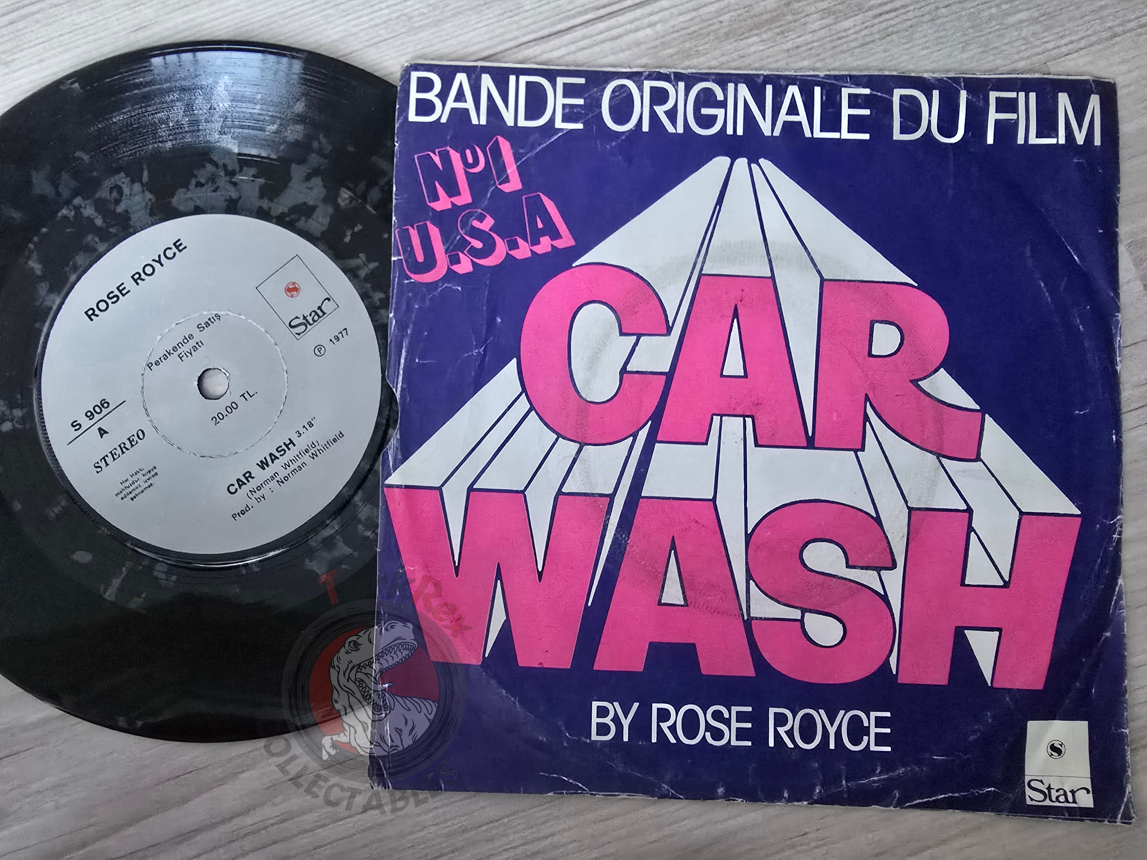 Rose Royce – Car Wash 7" Turkish Pressing Vinyl Turkey Edition