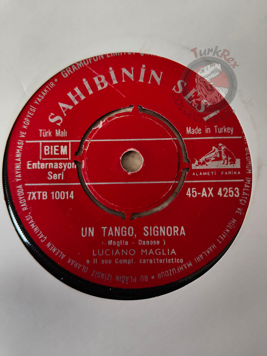 Luciano Maglia e il suo Complesso – Tiramolla 7" Turkish Pressing Vinyl Turkey Edition