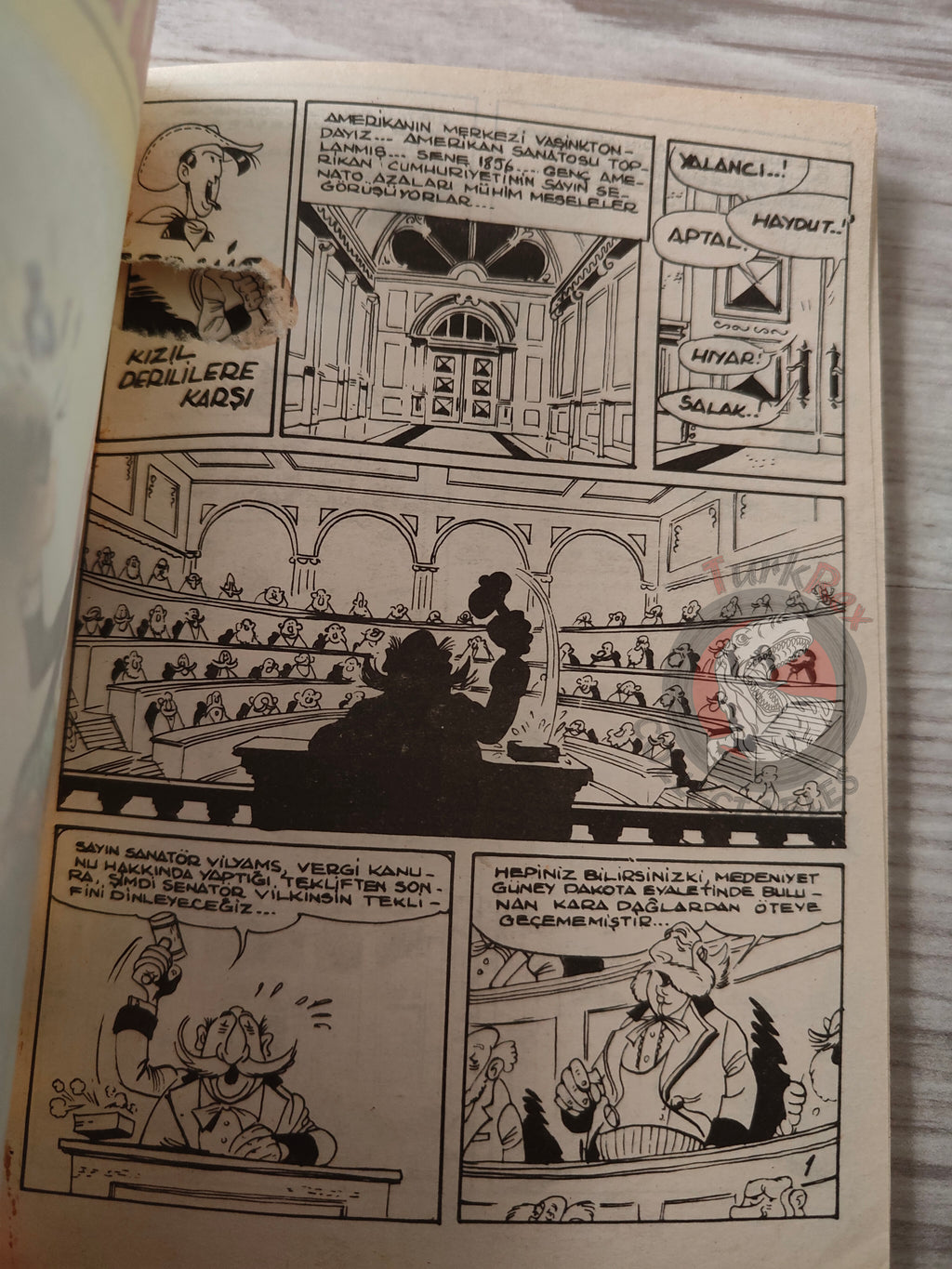 Lucky Luke - Les Collines noires 1980s Turkish Comic Turkey