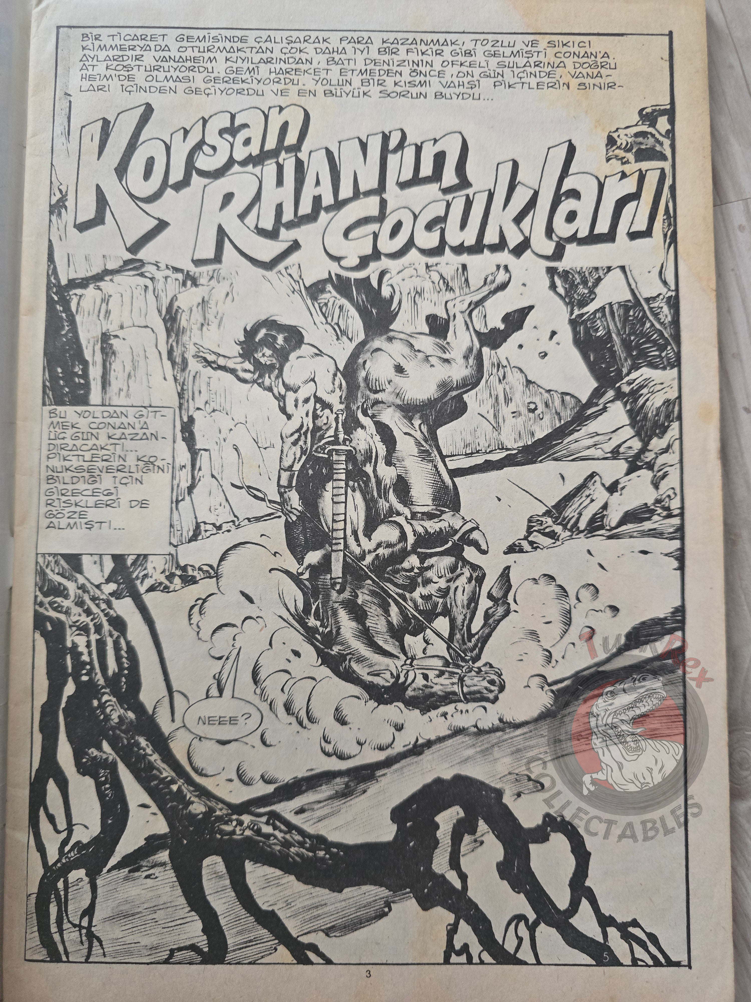 Conan #2 The Savage Sword of Conan Issue #64 Turkish Comic Turkey