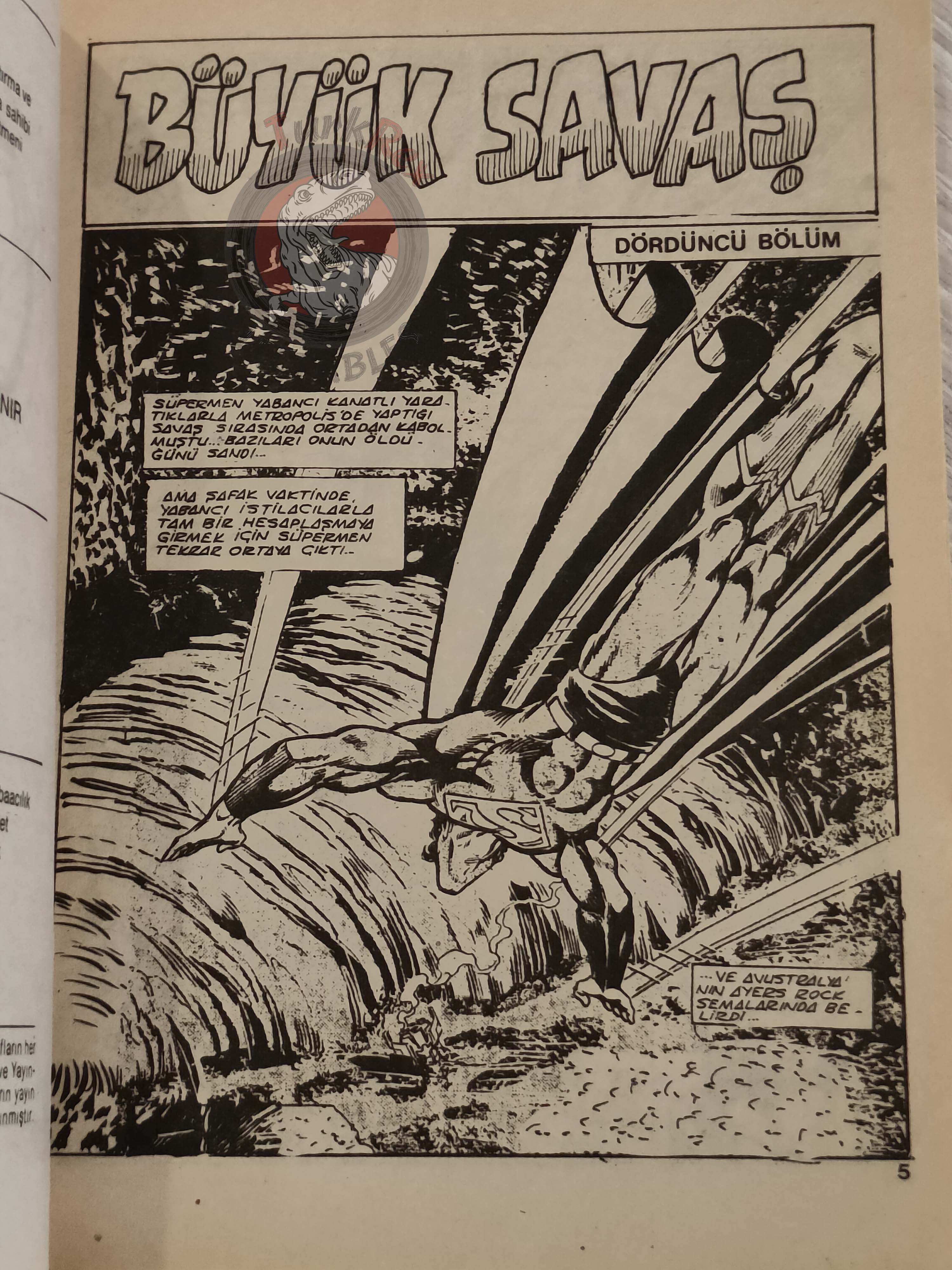 Superman #77 1990 Turkish Comic Turkey #27 #28 Adventures of #450 #451