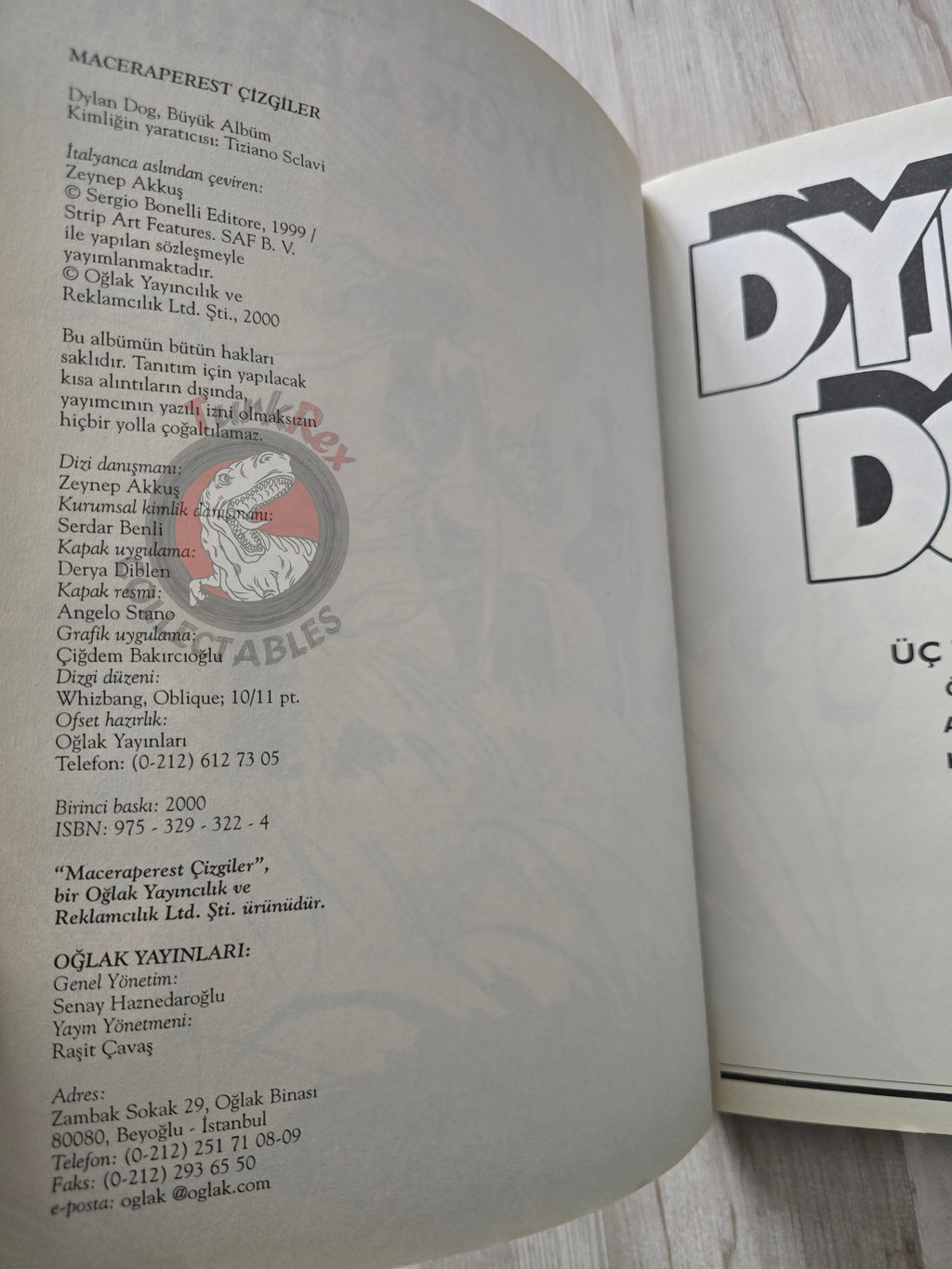 Dylan Dog Gigante #1 2000 Turkish Comic Turkey Totentanz