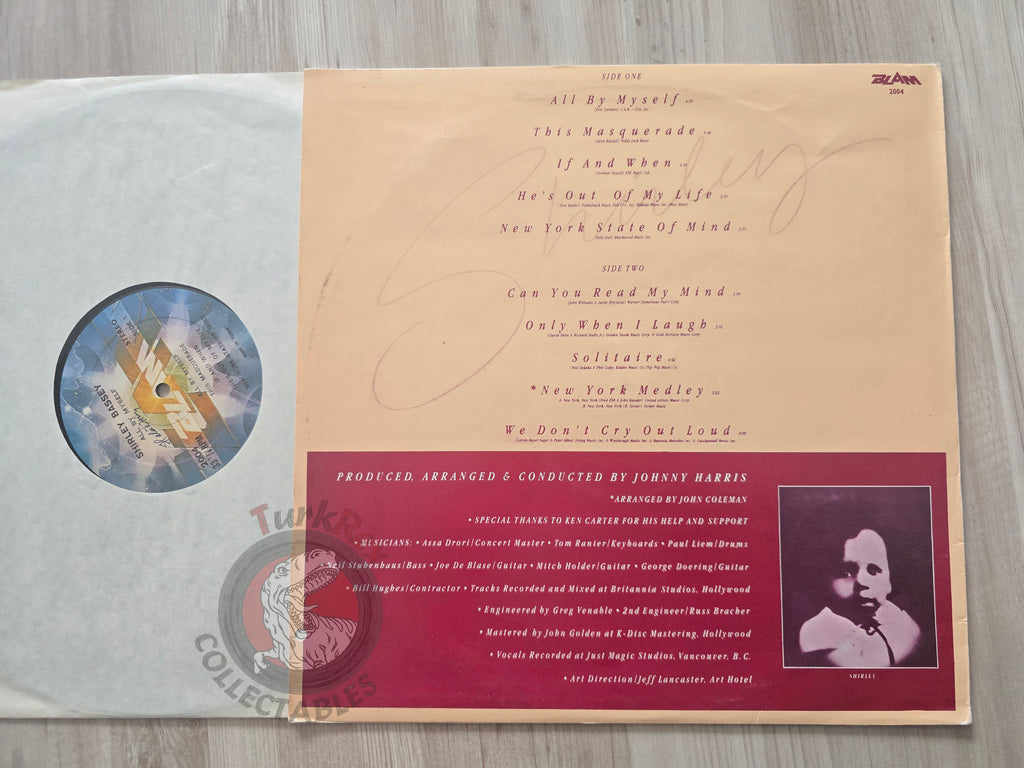 Shirley Bassey – All By Myself Turkish Pressing Vinyl Turkey Edition