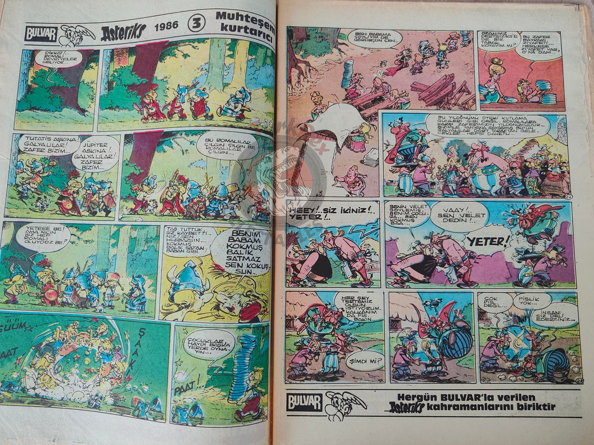 Asterix – Asterix in Corsica 1986 Turkish Edition Comic Turkey 2
