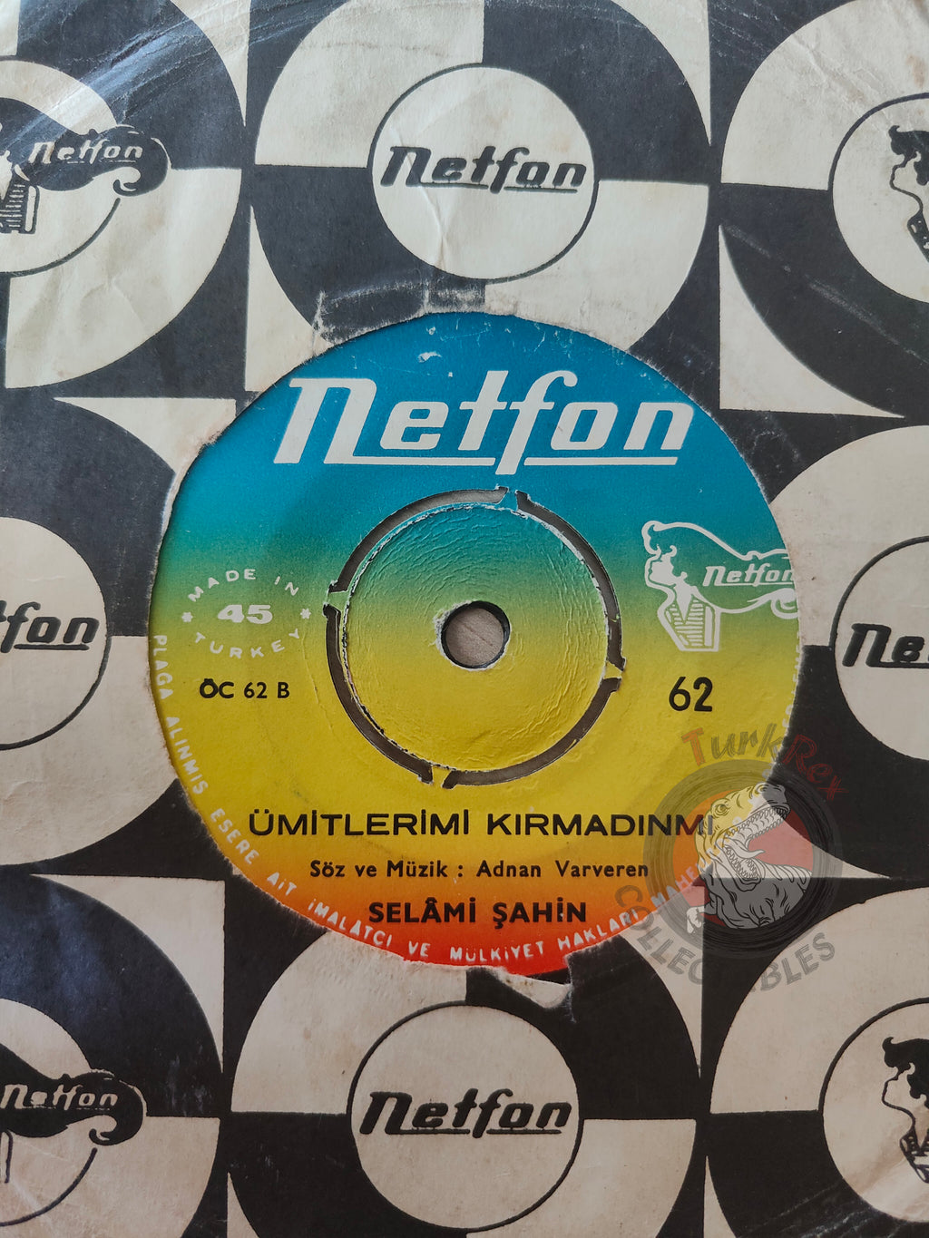 Selami Şahin – Sabır Taşı 7" Turkish Pressing Vinyl Turkey Edition