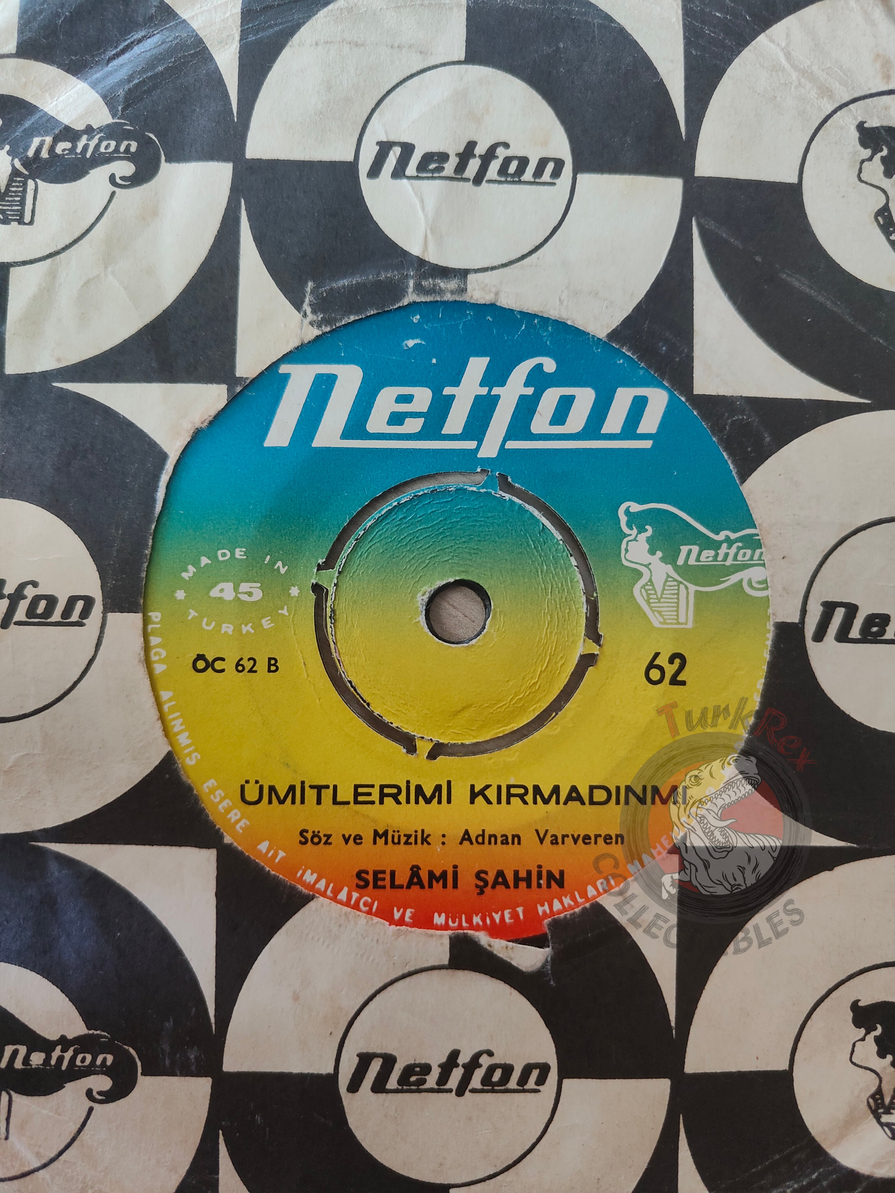 Selami Şahin – Sabır Taşı 7" Turkish Pressing Vinyl Turkey Edition