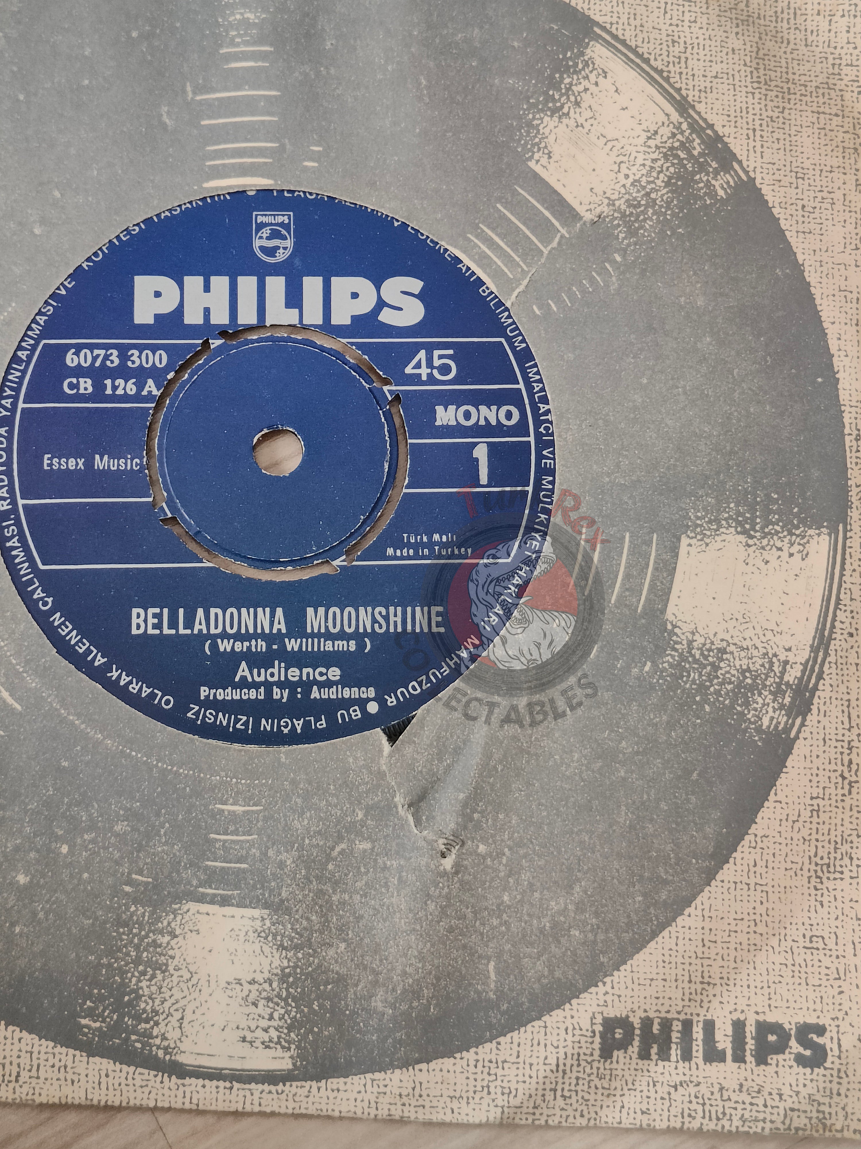 Audience – Belladonna Moonshine 7" Turkish Pressing Vinyl Turkey Edition