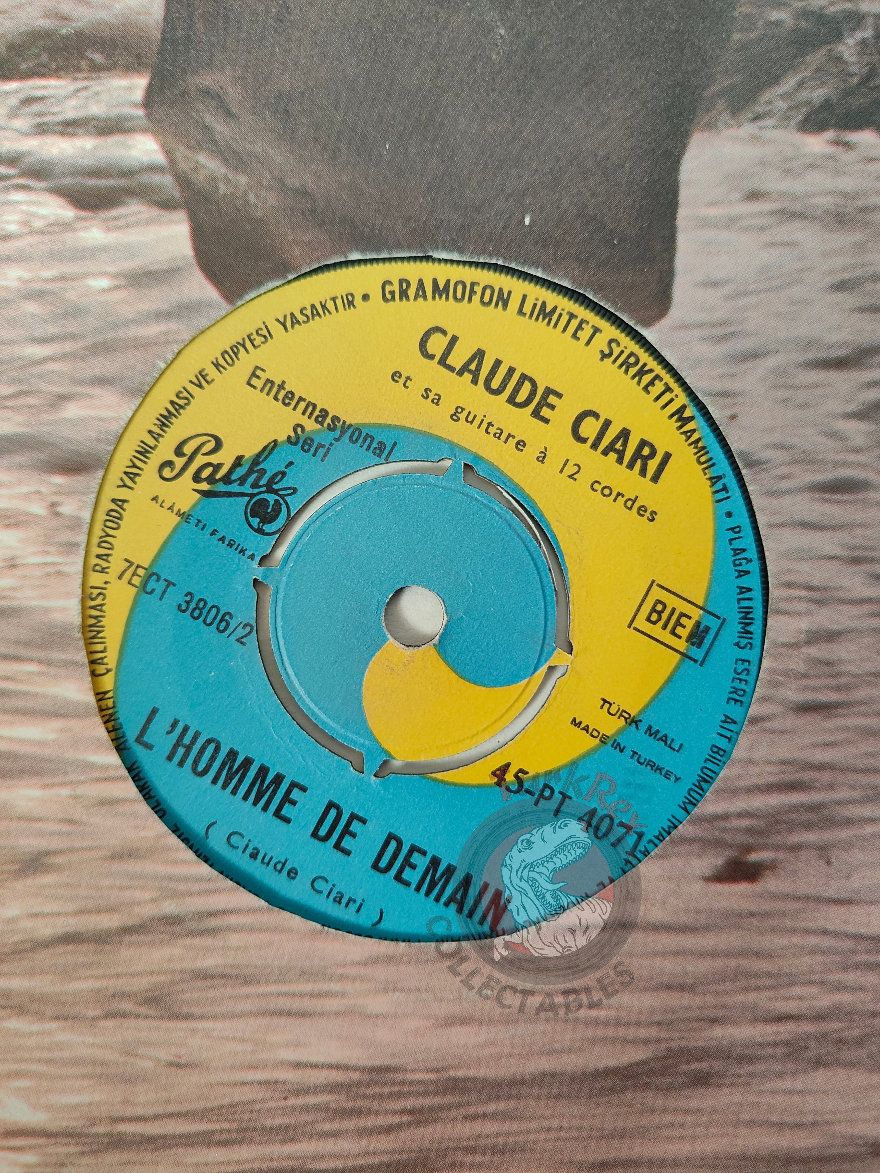 Claude Ciari – Manuel Benitez 7" Turkish Pressing Vinyl Turkey Edition