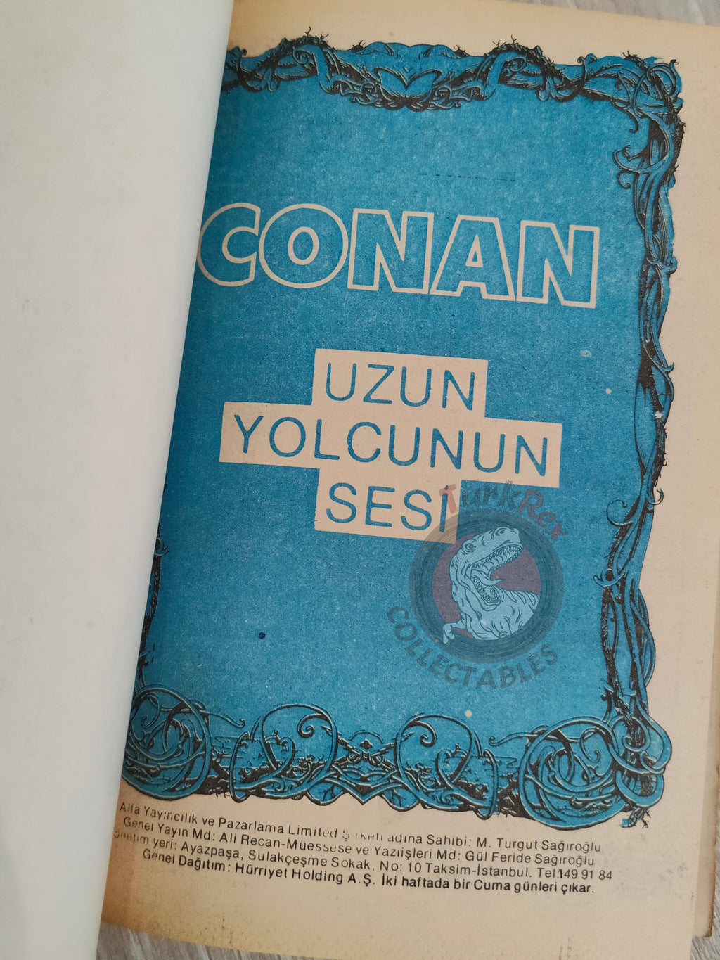 Conan Renkli #5 Turkish Comic Turkey The Savage Sword of #31 CTB #119