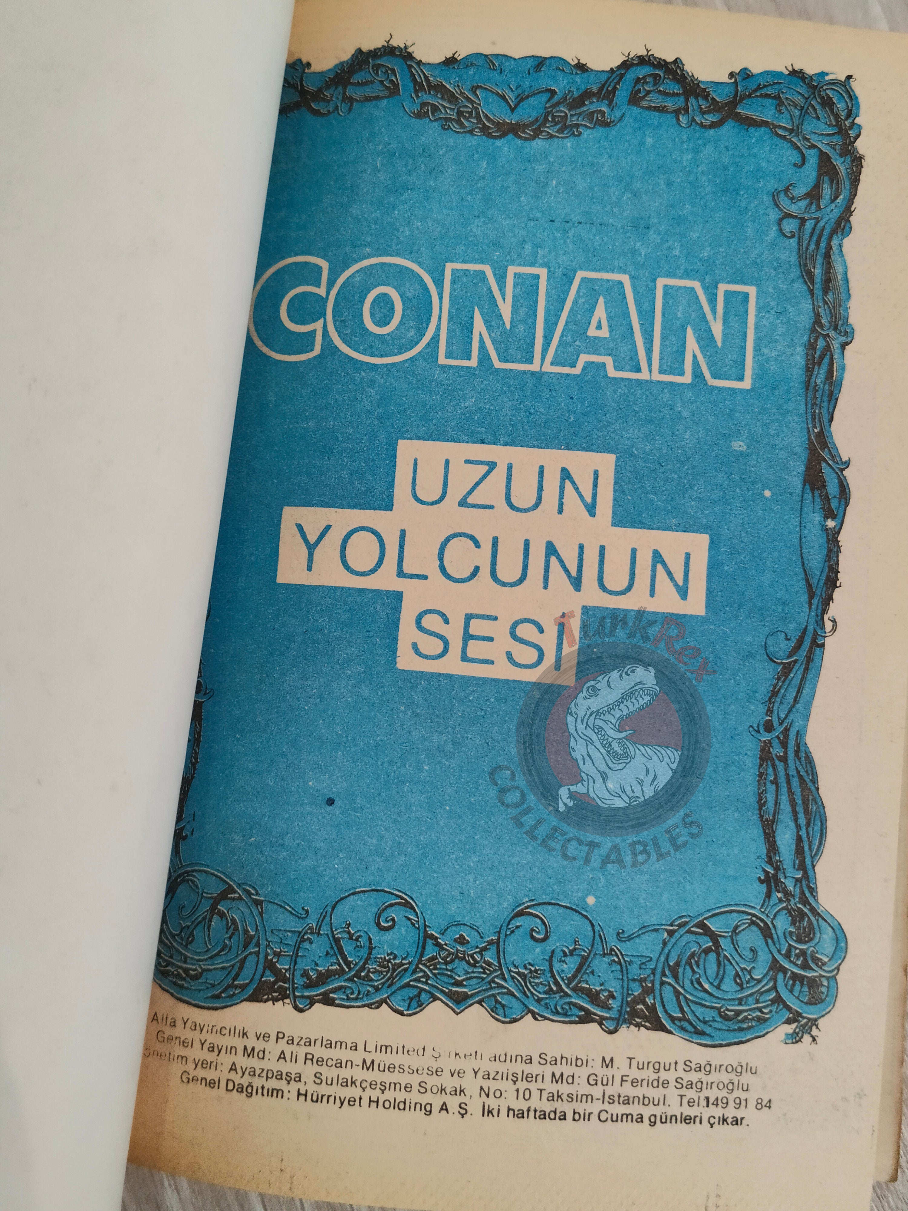 Conan Renkli #5 Turkish Comic Turkey The Savage Sword of #31 CTB #119