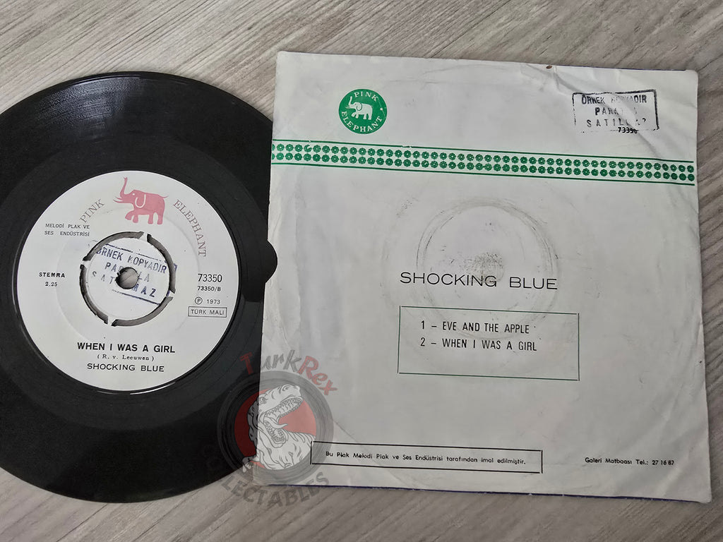 Shocking Blue – Eve And The Apple 7" Promo Turkish Pressing Vinyl Turkey Edition