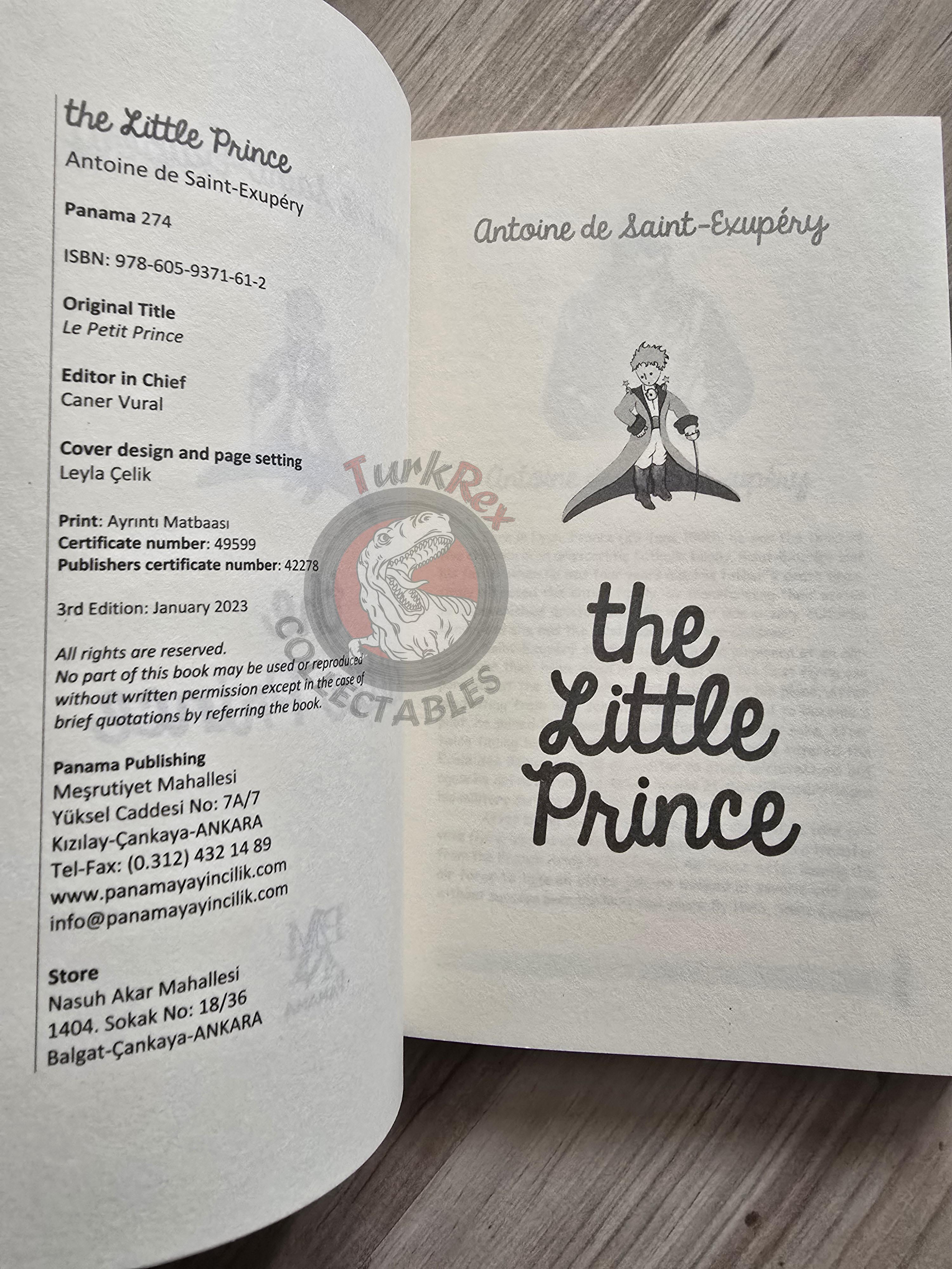 Antoine de Saint-Exupéry – Le Petit Prince 2023 English Book Turkey Illustrated Little