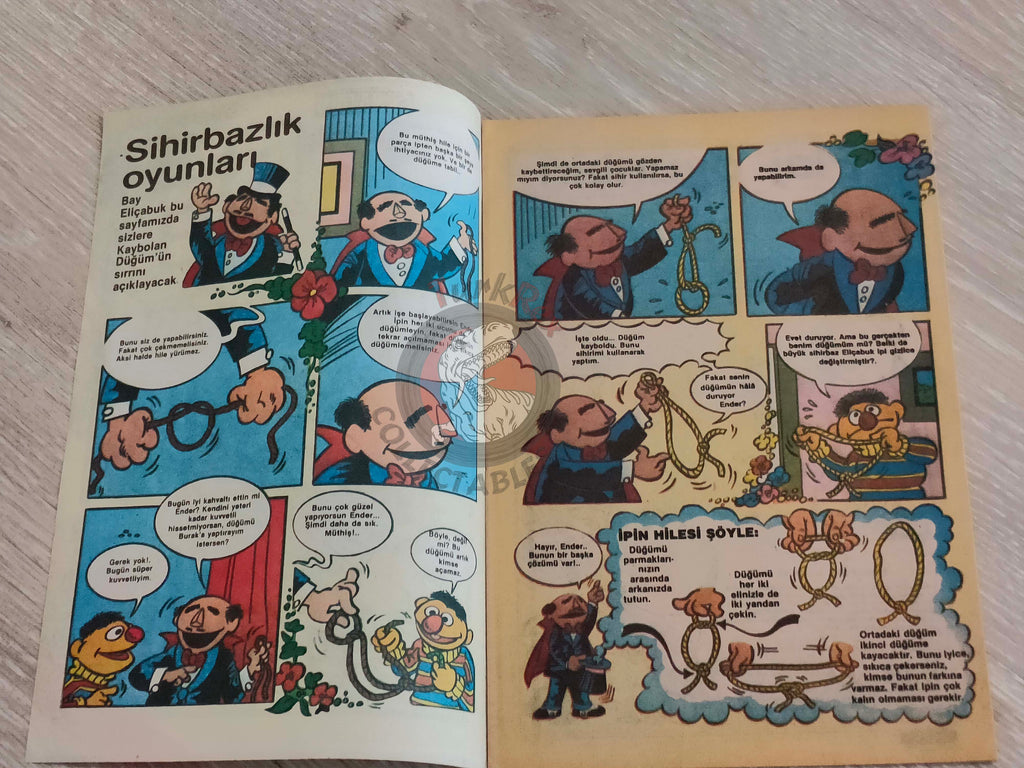 Sobe #2 He-Man Masters of the Universe 1990 Turkish Comic Turkey  Sesame Street Conan