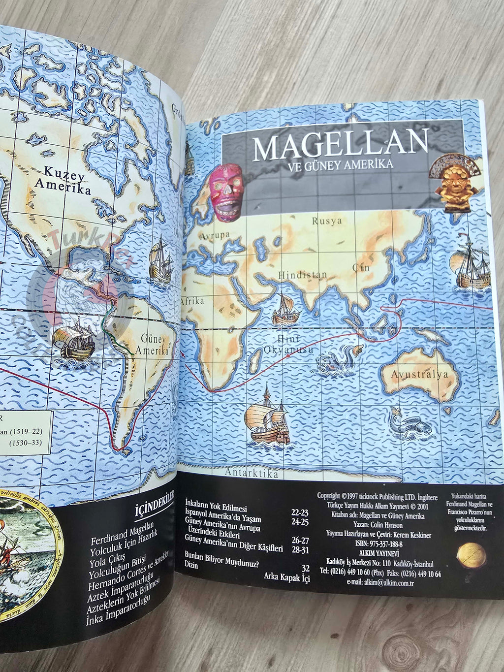 Colin Hynson – Magellan And The South Americas 2001 Turkish Book Turkey