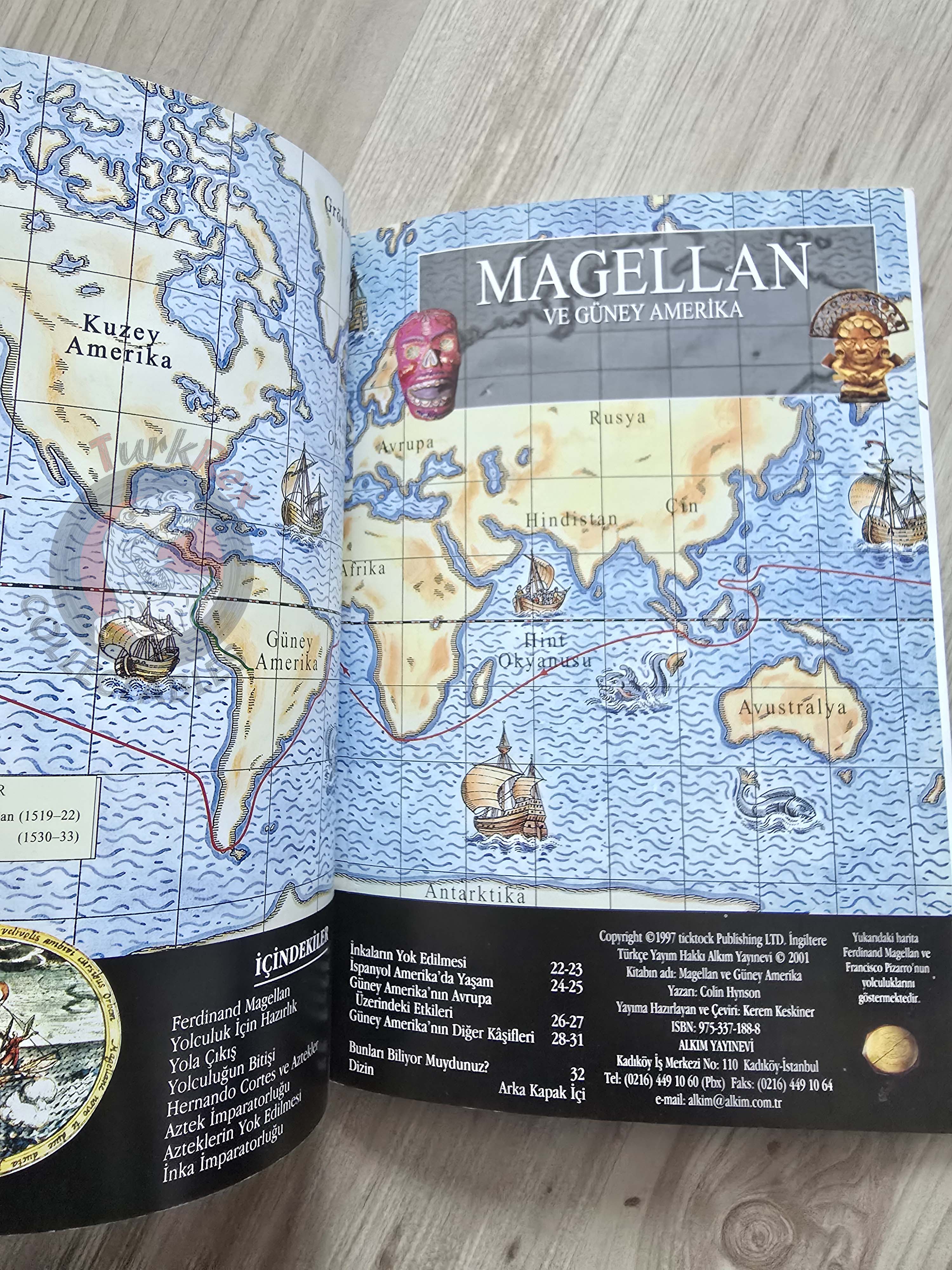 Colin Hynson – Magellan And The South Americas 2001 Turkish Book Turkey