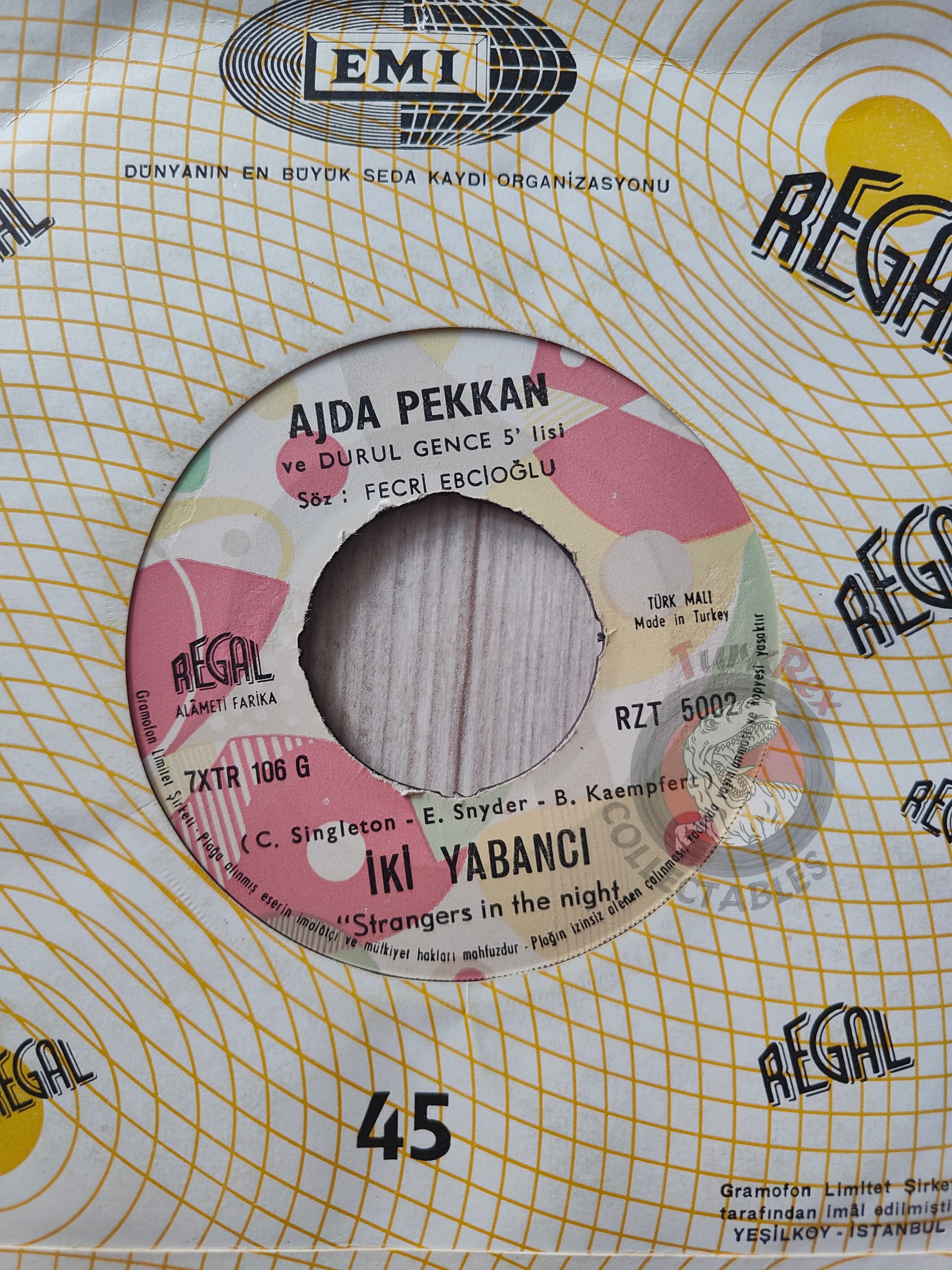Ajda Pekkan – Bang, Bang 7" Turkish Pressing Vinyl Turkey Edition