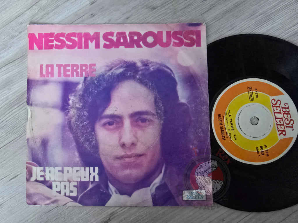 Nessim Saroussi – La Terre 7" Turkish Pressing Vinyl Turkey Edition