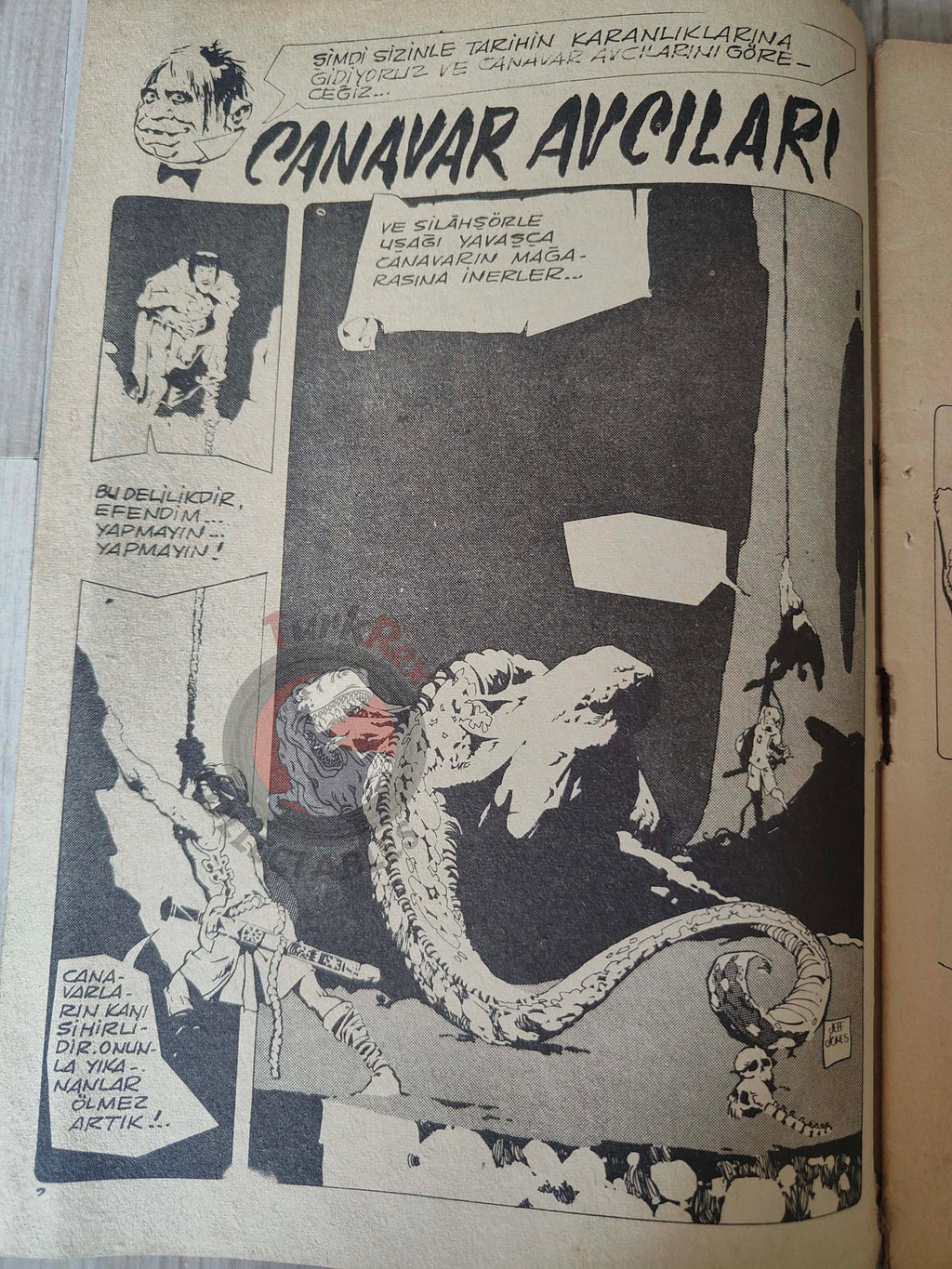 Korku Magazin #75 1969 Turkish Comic Turkey Warren Creepy Eerie Frankenstein