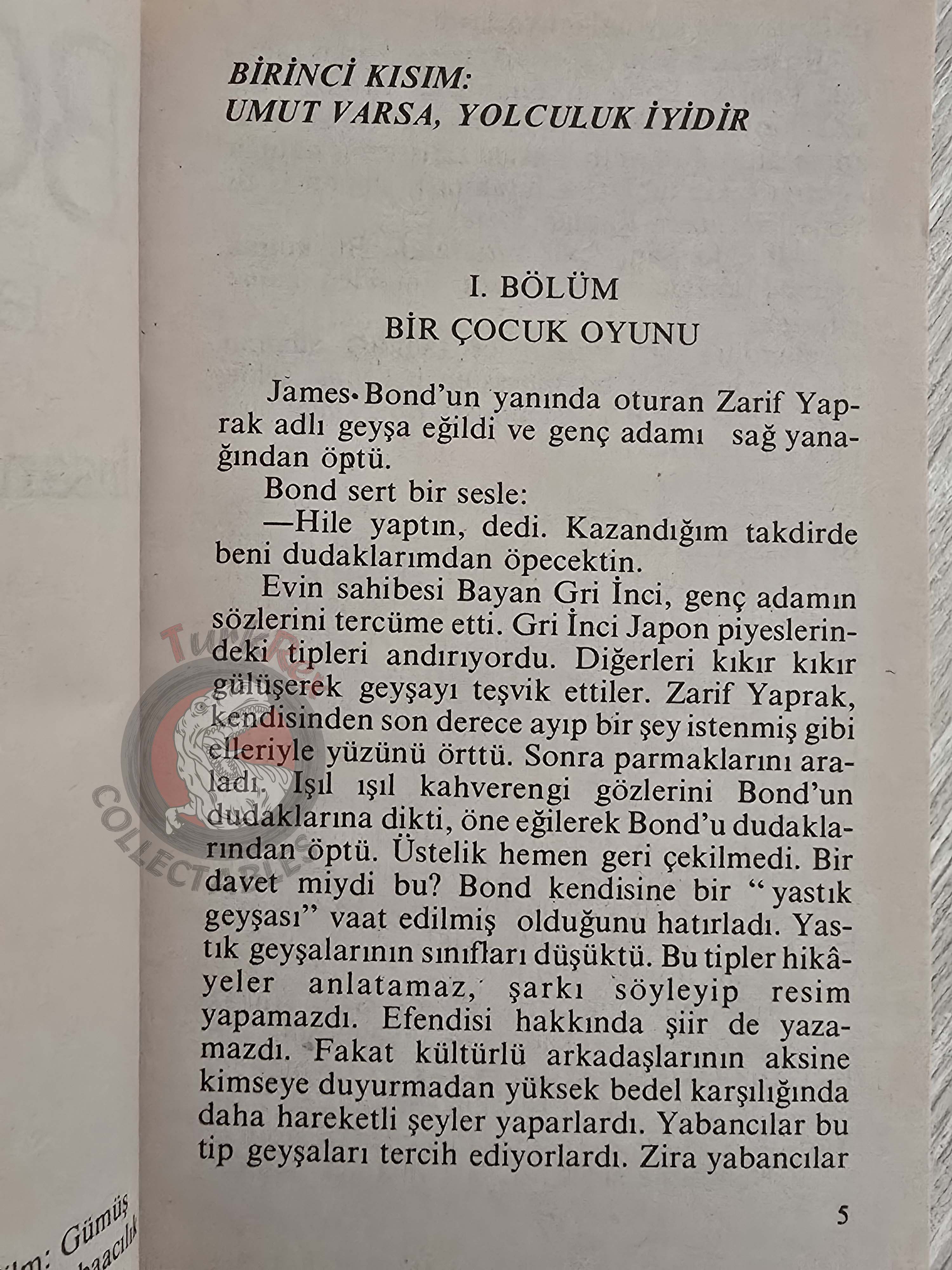 James Bond - You Only Live Twice 1990 Turkish Book Turkey Ian Fleming