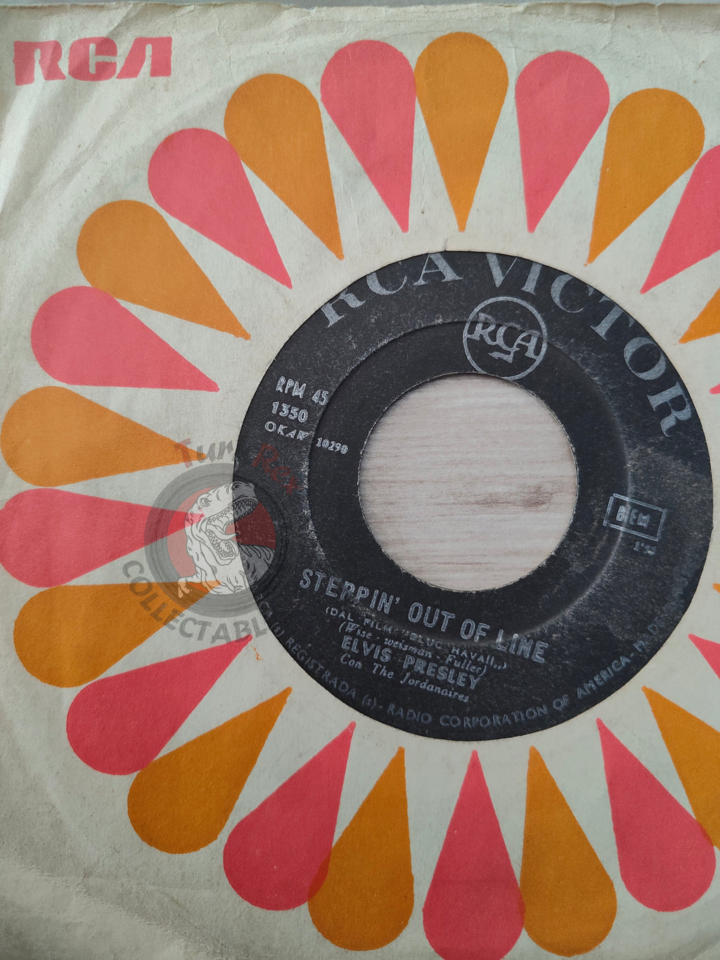 Elvis Presley Con The Jordanaires – Kiss Me Quick 7" Turkish Pressing Vinyl Turkey Edition 1
