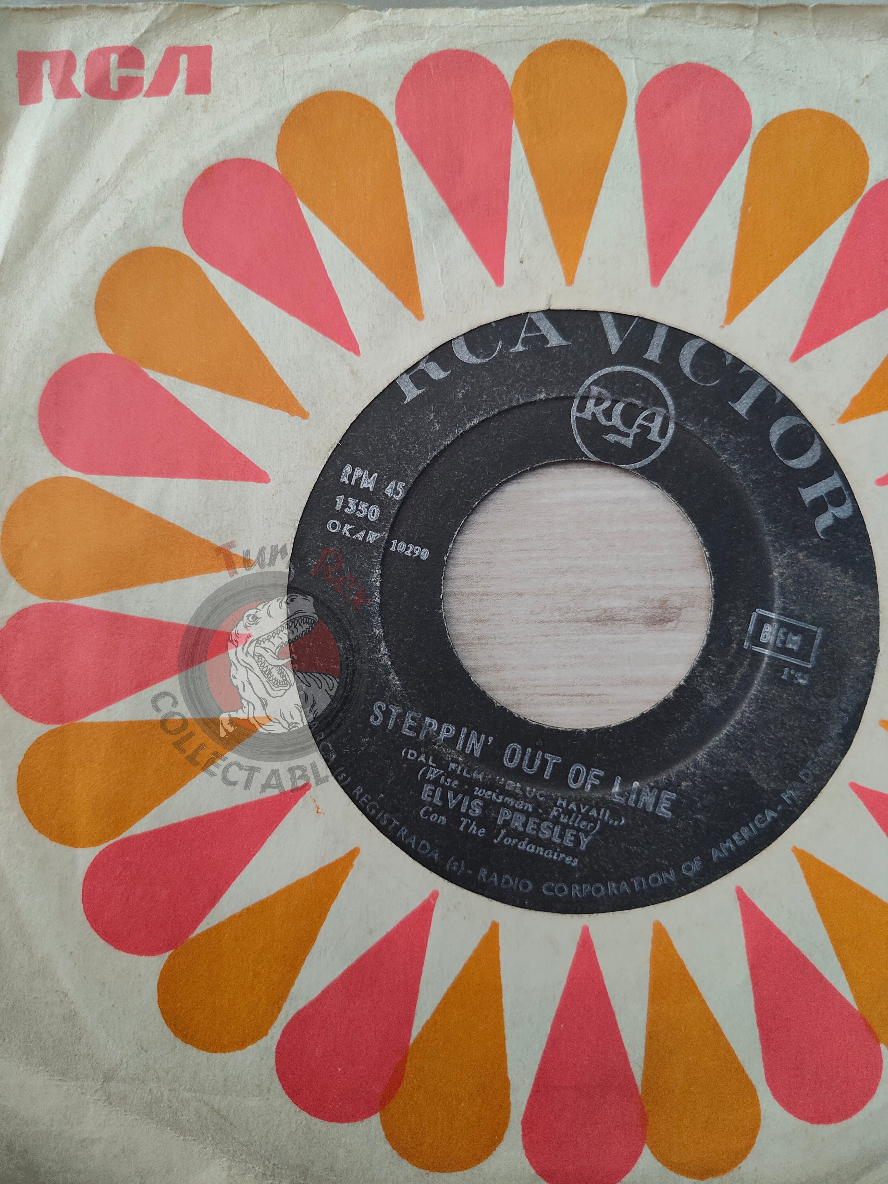 Elvis Presley Con The Jordanaires – Kiss Me Quick 7" Turkish Pressing Vinyl Turkey Edition 1
