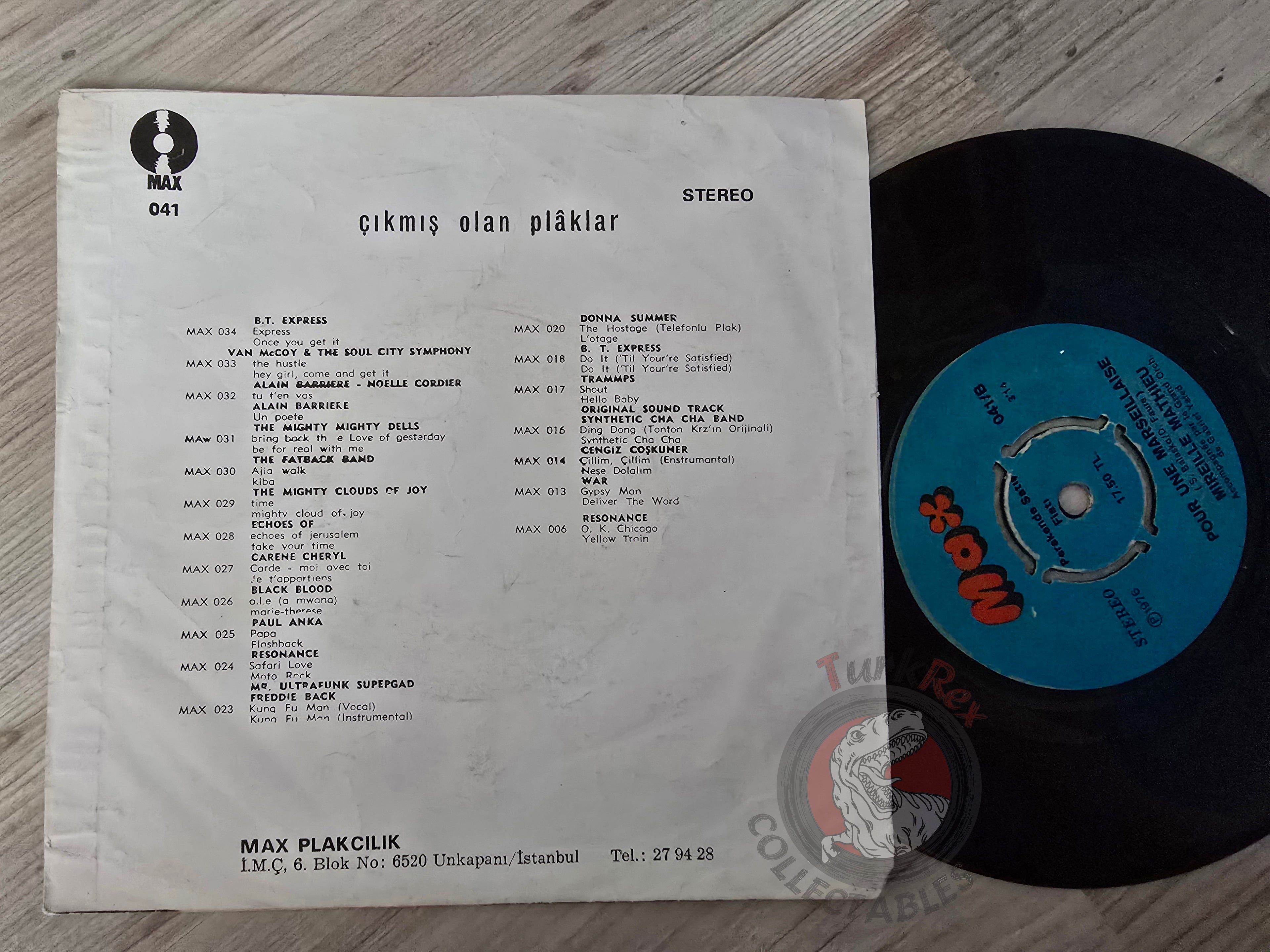 Mireille Mathieu – Addio 7" Turkish Pressing Vinyl Turkey Edition 1