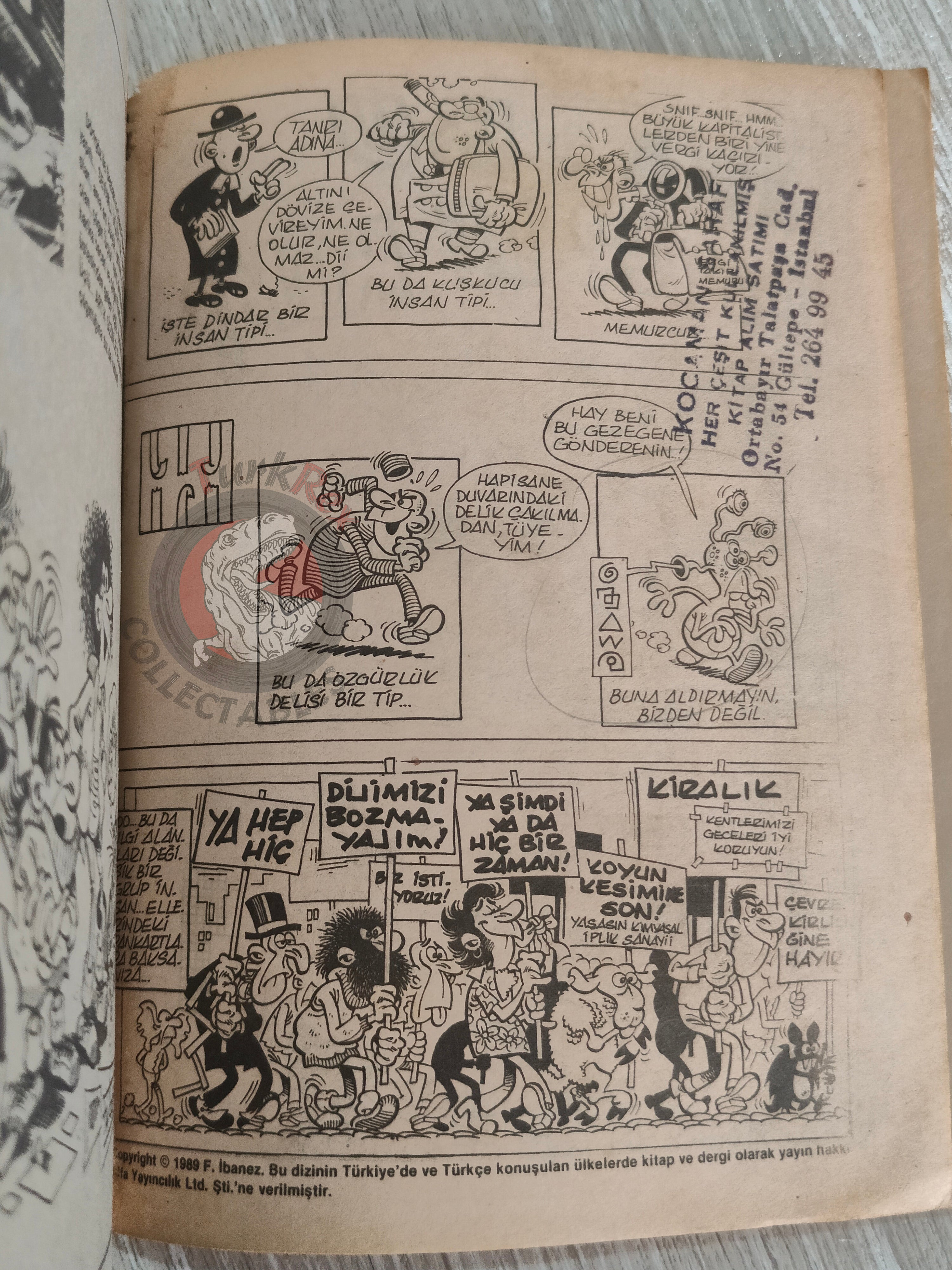 Chicha, Tato y Clodoveo #2 1989 Turkish Comic Turkey Francisco Ibáñez