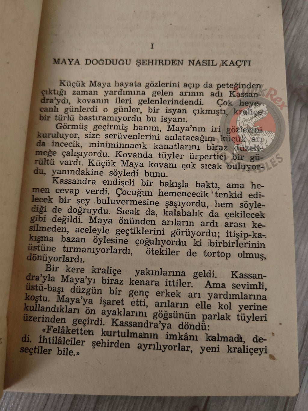 Waldemar Bonsels – Maya the Bee 1954 Turkish Book Turkey Illustrated