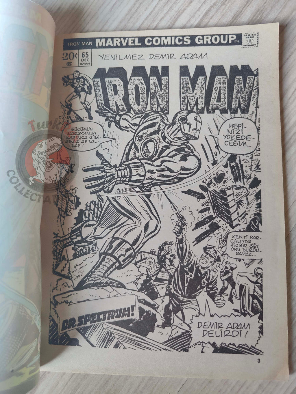 Iron Man #4 1988 Turkish Comic Turkey cover #67 inside #65 #66 #67 Crash Thor