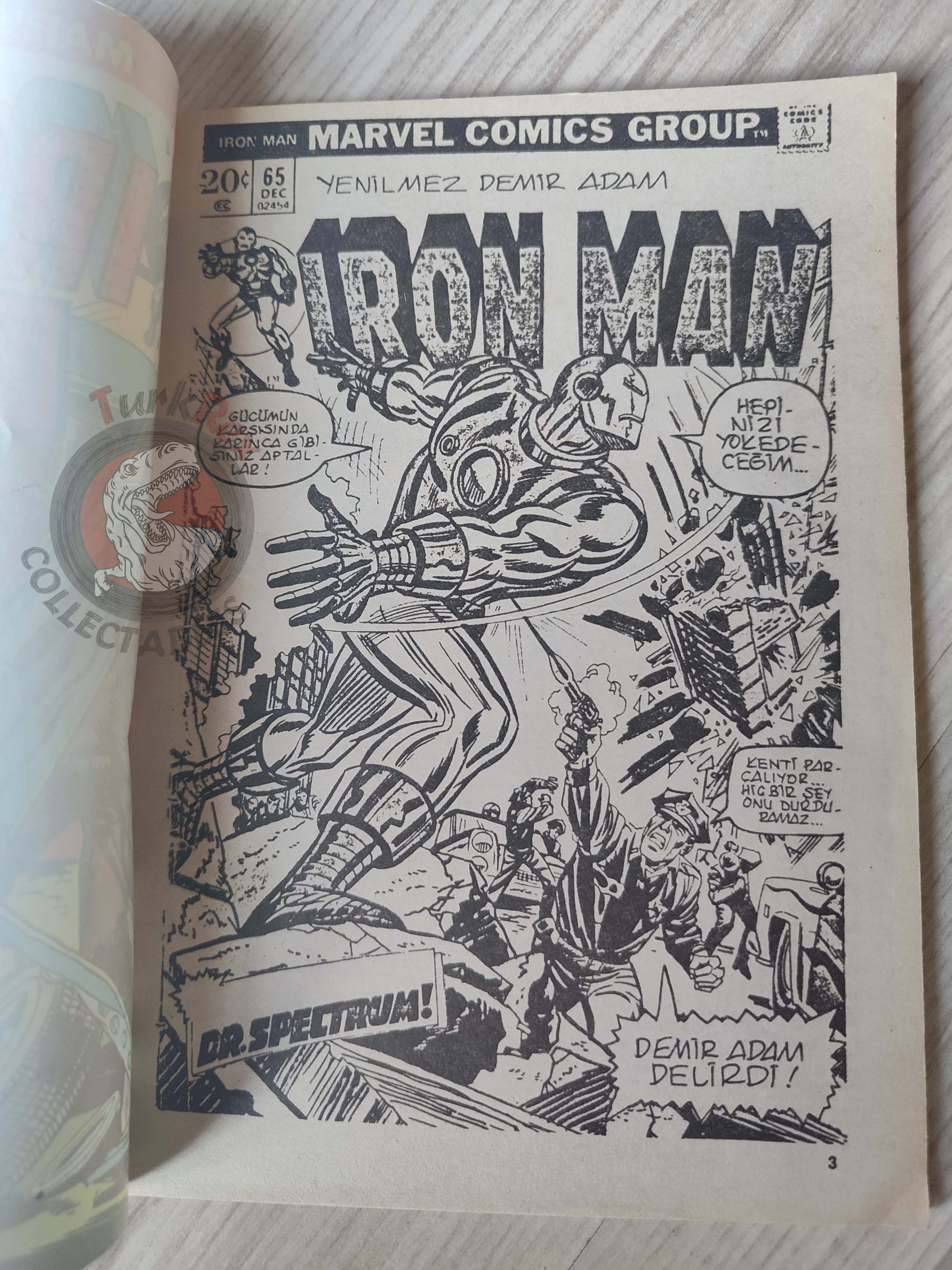 Iron Man #4 1988 Turkish Comic Turkey cover #67 inside #65 #66 #67 Crash Thor
