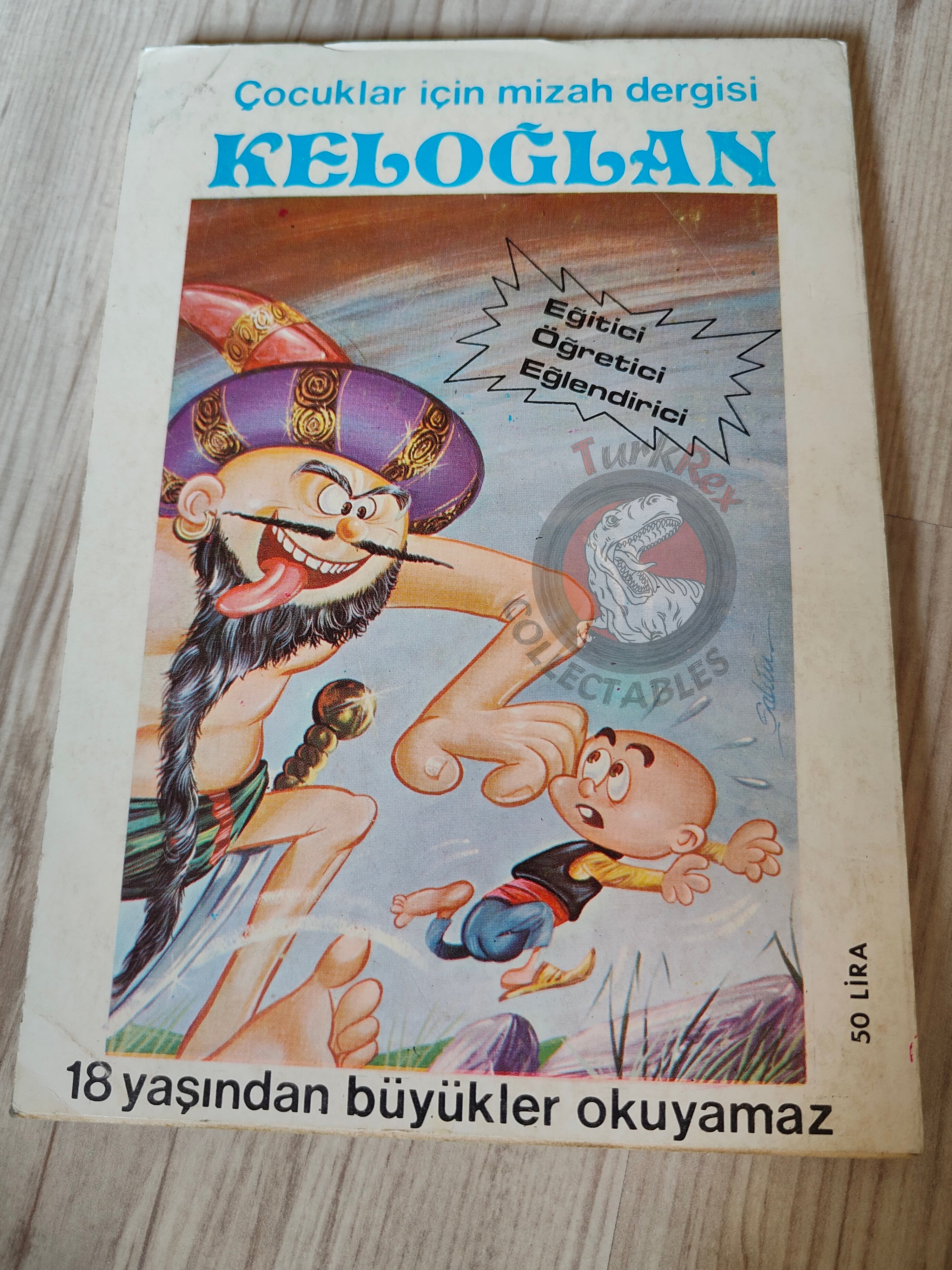 Tintin – Explorers on the Moon early 1980s Turkish Edition Comic Turkey