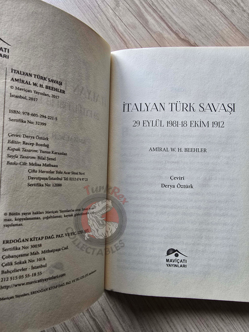 Admiral W. H. Beehler – The History of the Italian-Turkish War 2017 Turkish Book Turkey